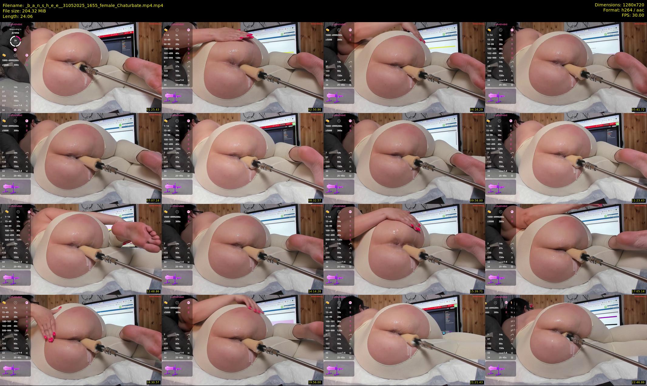 _b_a_n_s_h_e_e_ — 25 minute Chaturbate female cam show recording, 720p, May 31, 2025