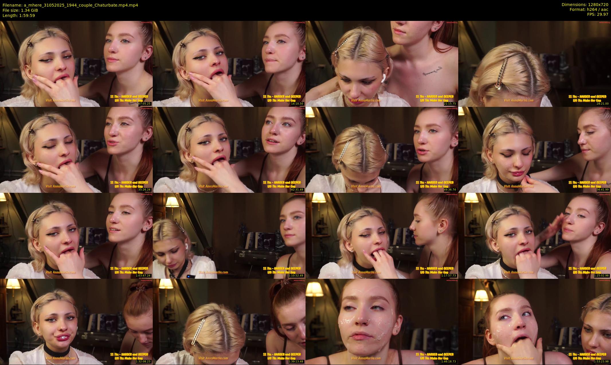 a_mhere — 120 minute Chaturbate couple cam show recording, 720p, May 31, 2025
