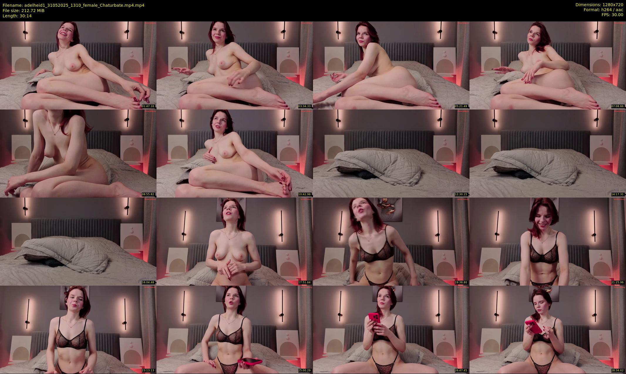 adelheid1 — 31 minute Chaturbate female cam show recording, 720p, May 31, 2025