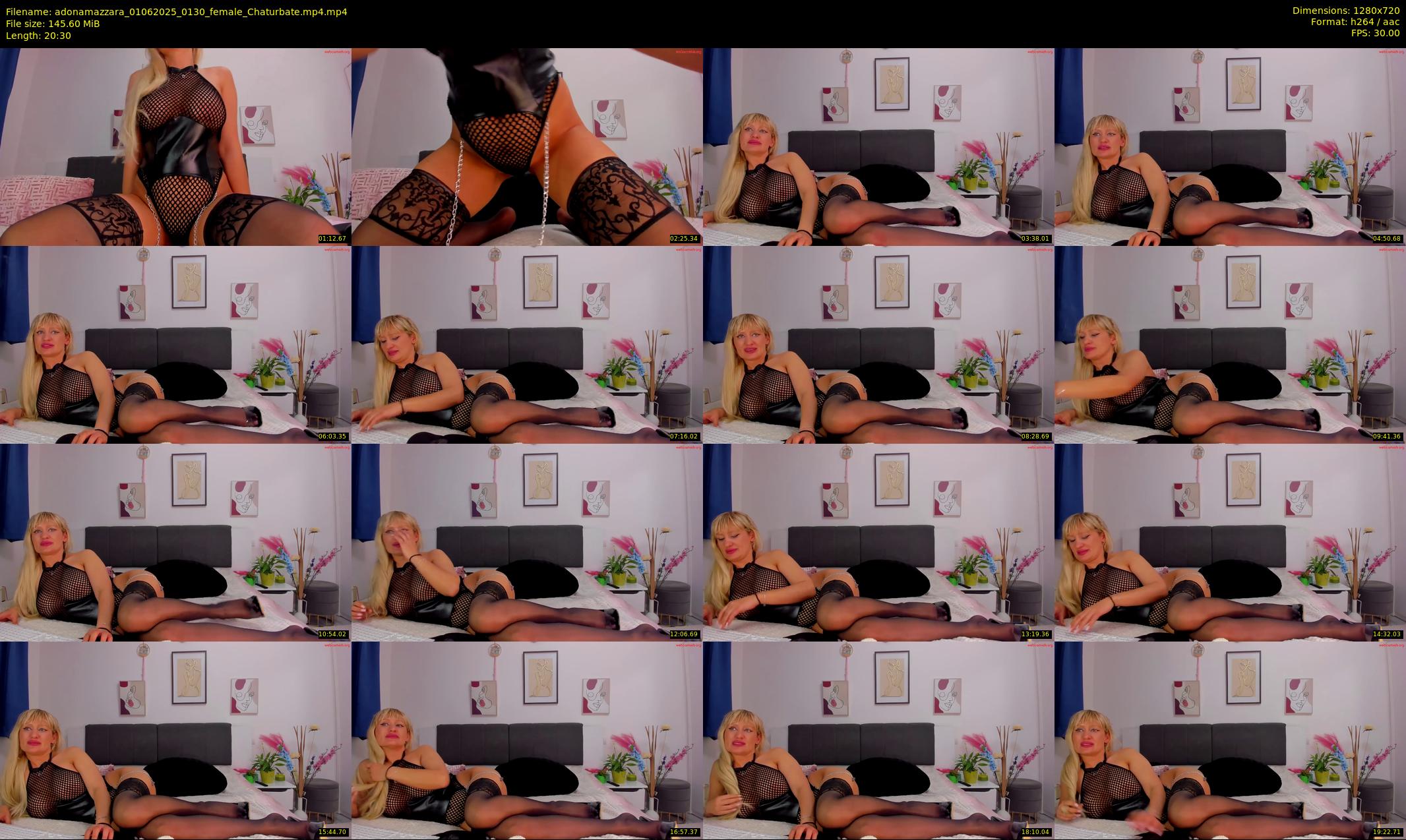 adonamazzara — 21 minute Chaturbate female cam show recording, 720p, Jun 1, 2025