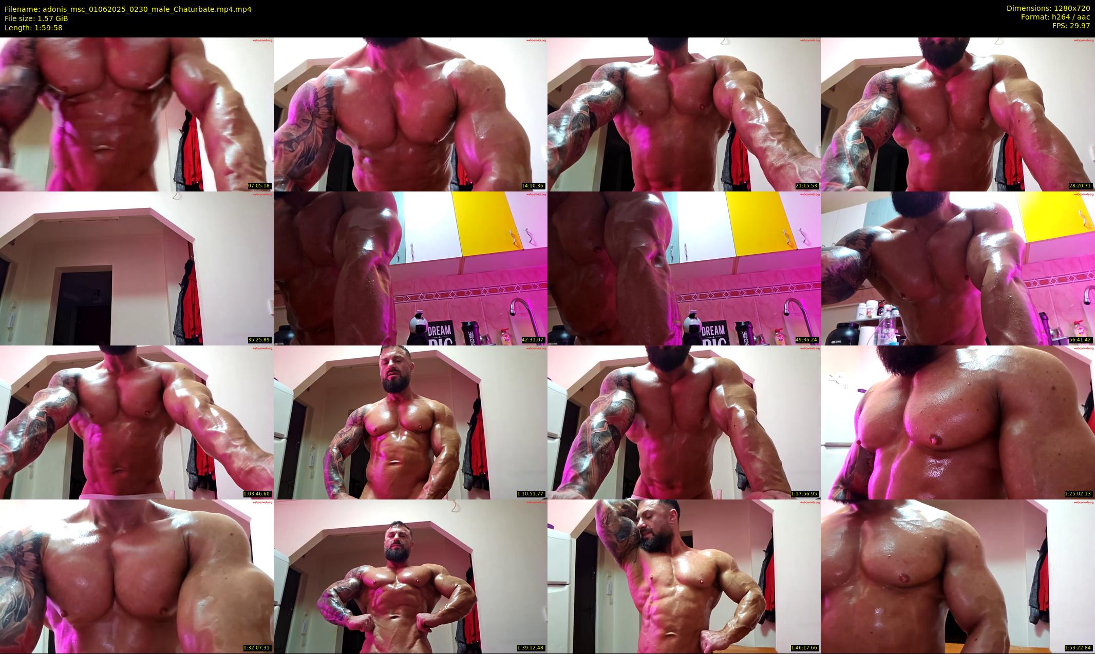adonis_msc — 120 minute Chaturbate male cam show recording, 720p, Jun 1, 2025