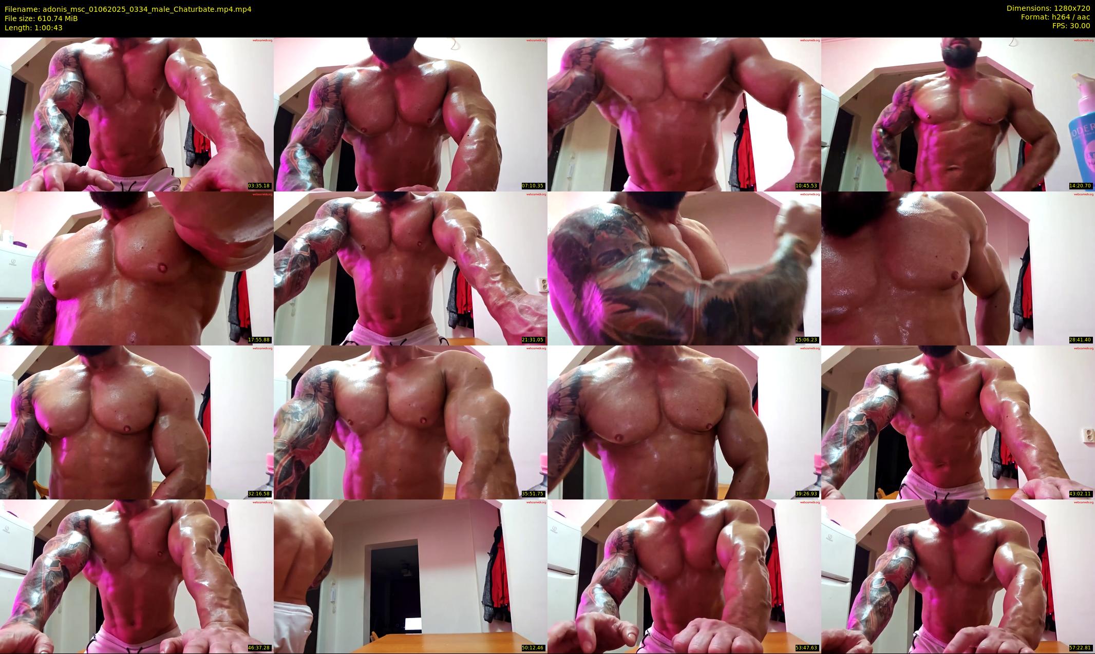 adonis_msc — 61 minute Chaturbate male cam show recording, 720p, Jun 1, 2025