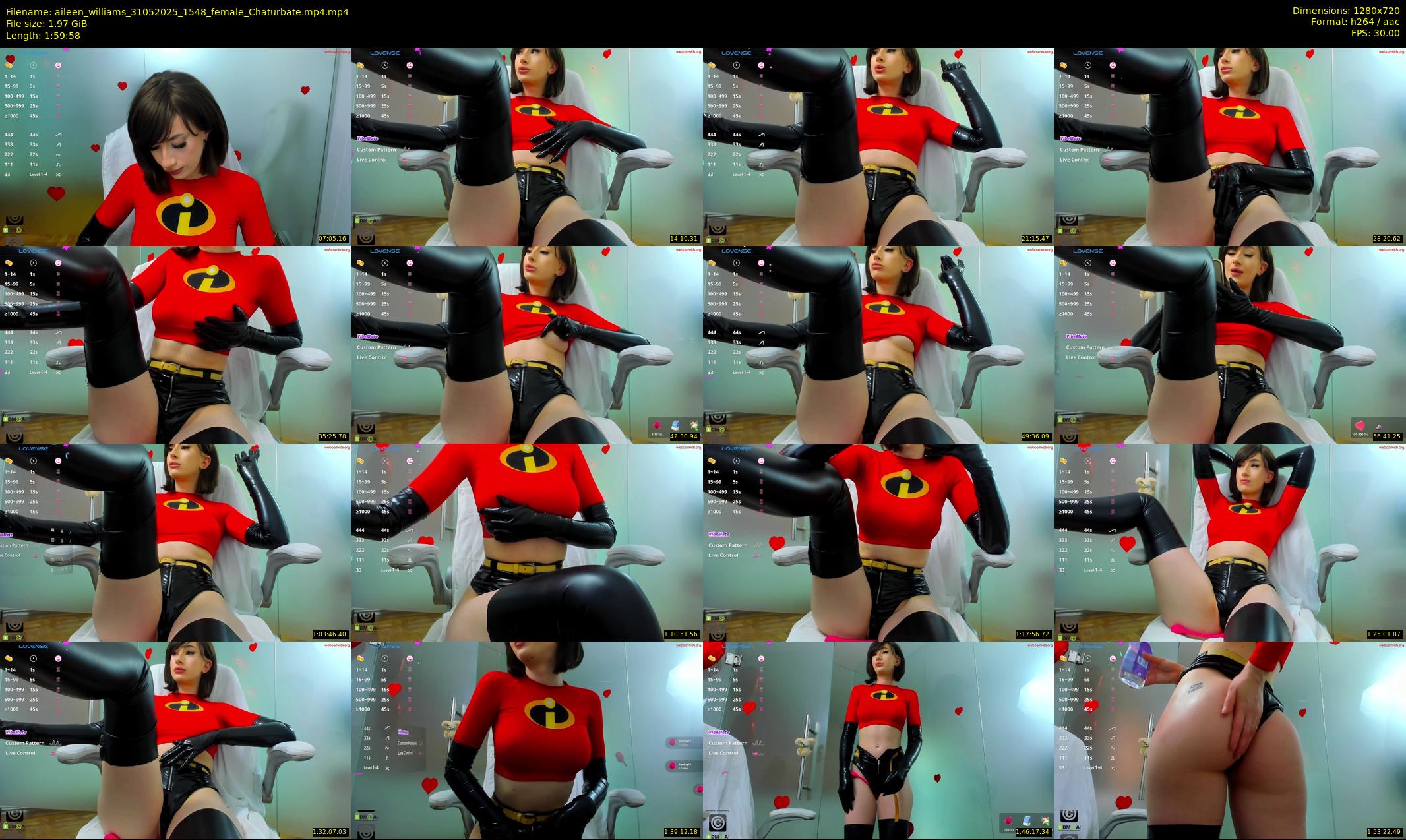 aileen_williams — 120 minute Chaturbate female cam show recording, 720p, May 31, 2025