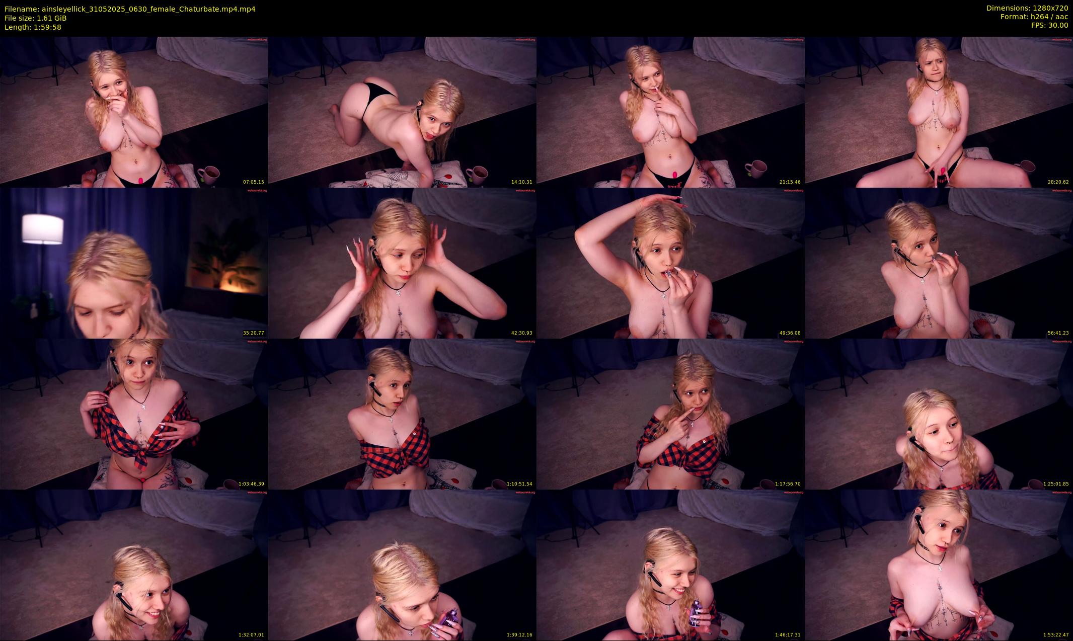 ainsleyellick — 120 minute Chaturbate female cam show recording, 720p, May 31, 2025