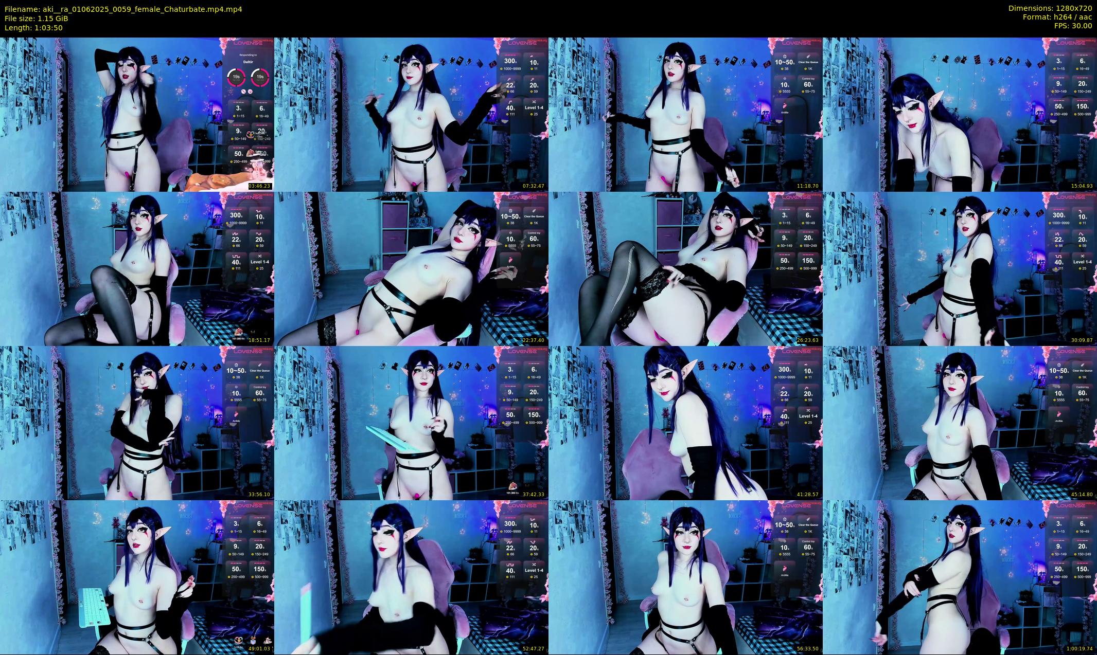 aki__ra — 64 minute Chaturbate female cam show recording, 720p, Jun 1, 2025