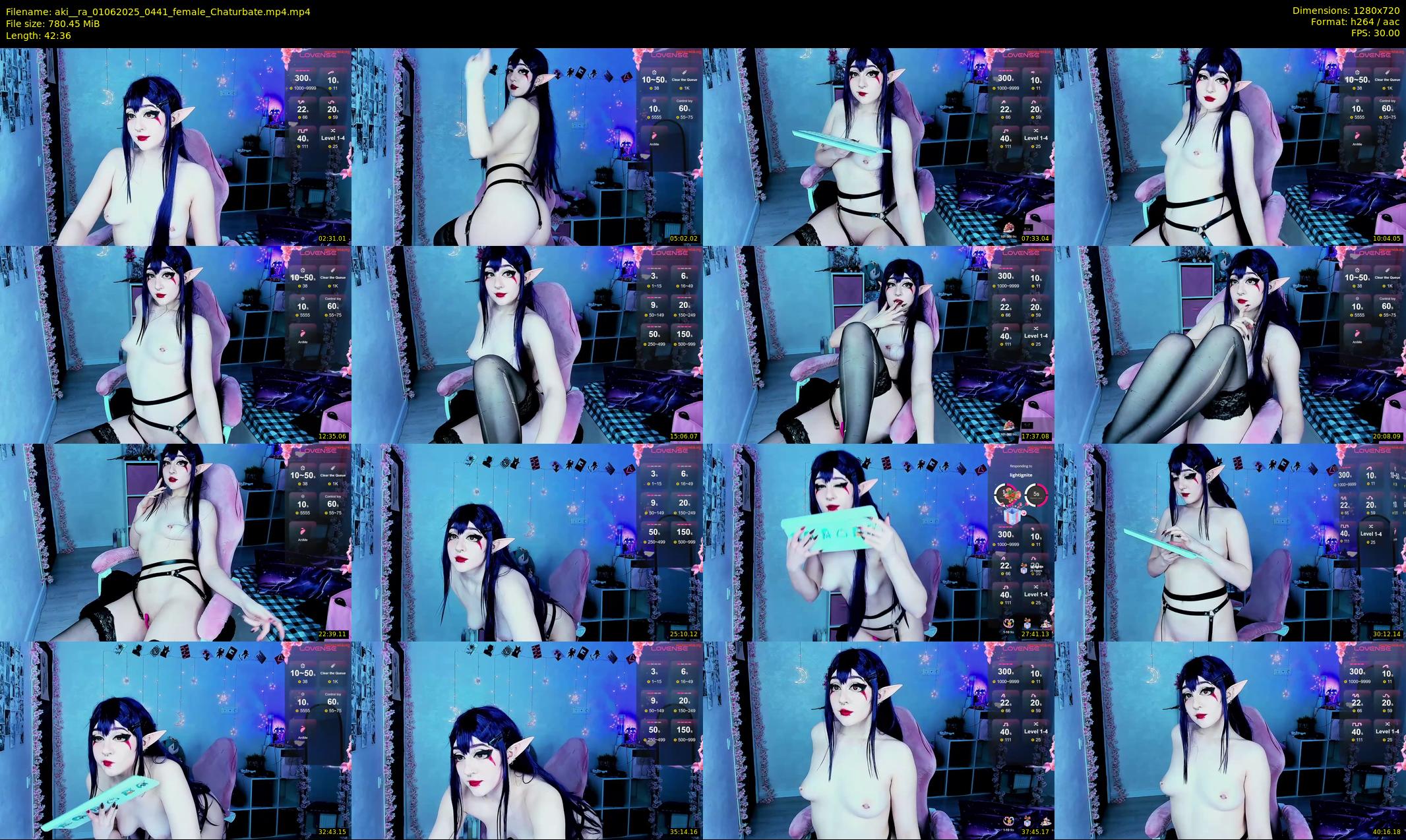 aki__ra — 43 minute Chaturbate female cam show recording, 720p, Jun 1, 2025
