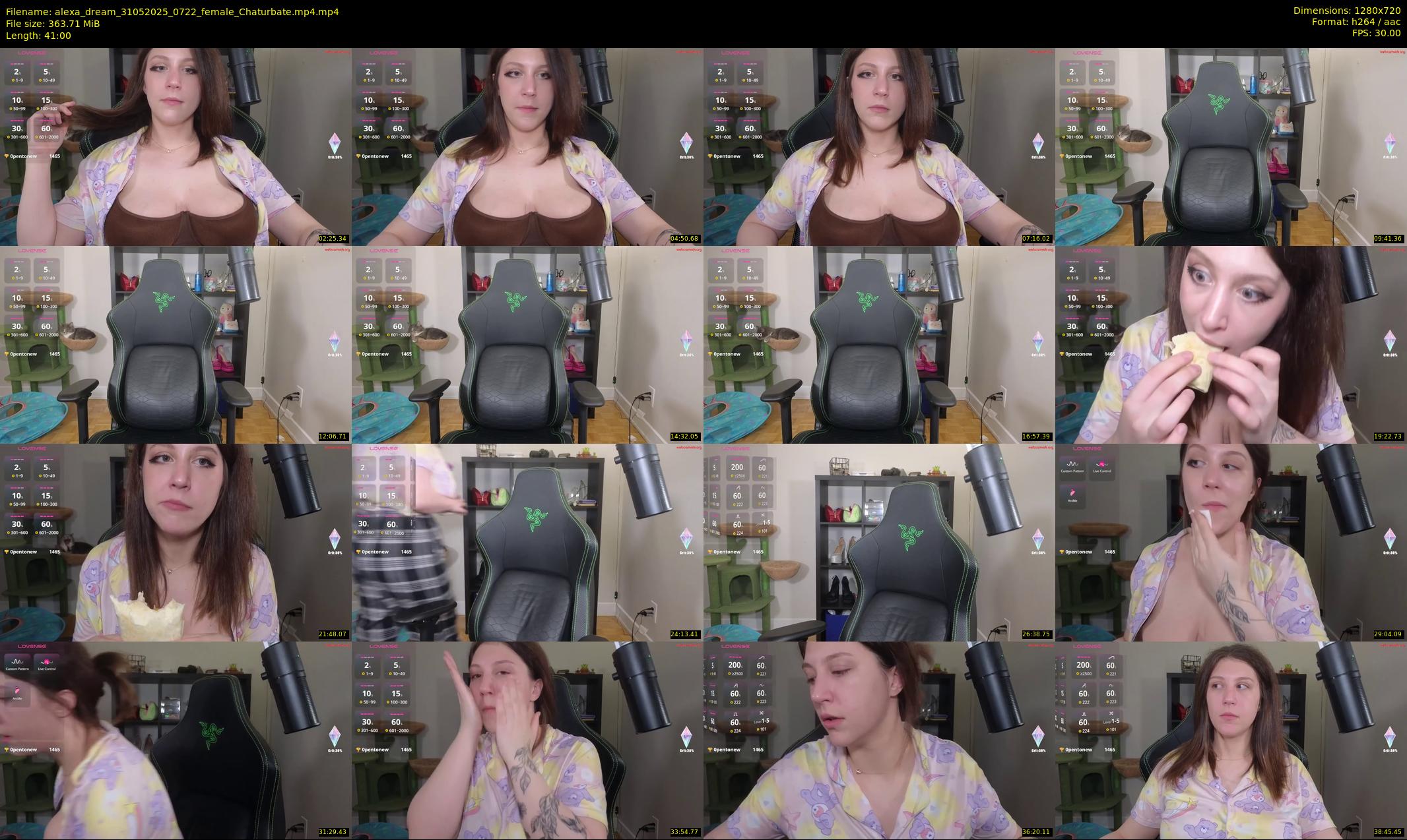 alexa_dream — 41 minute Chaturbate female cam show recording, 720p, May 31, 2025