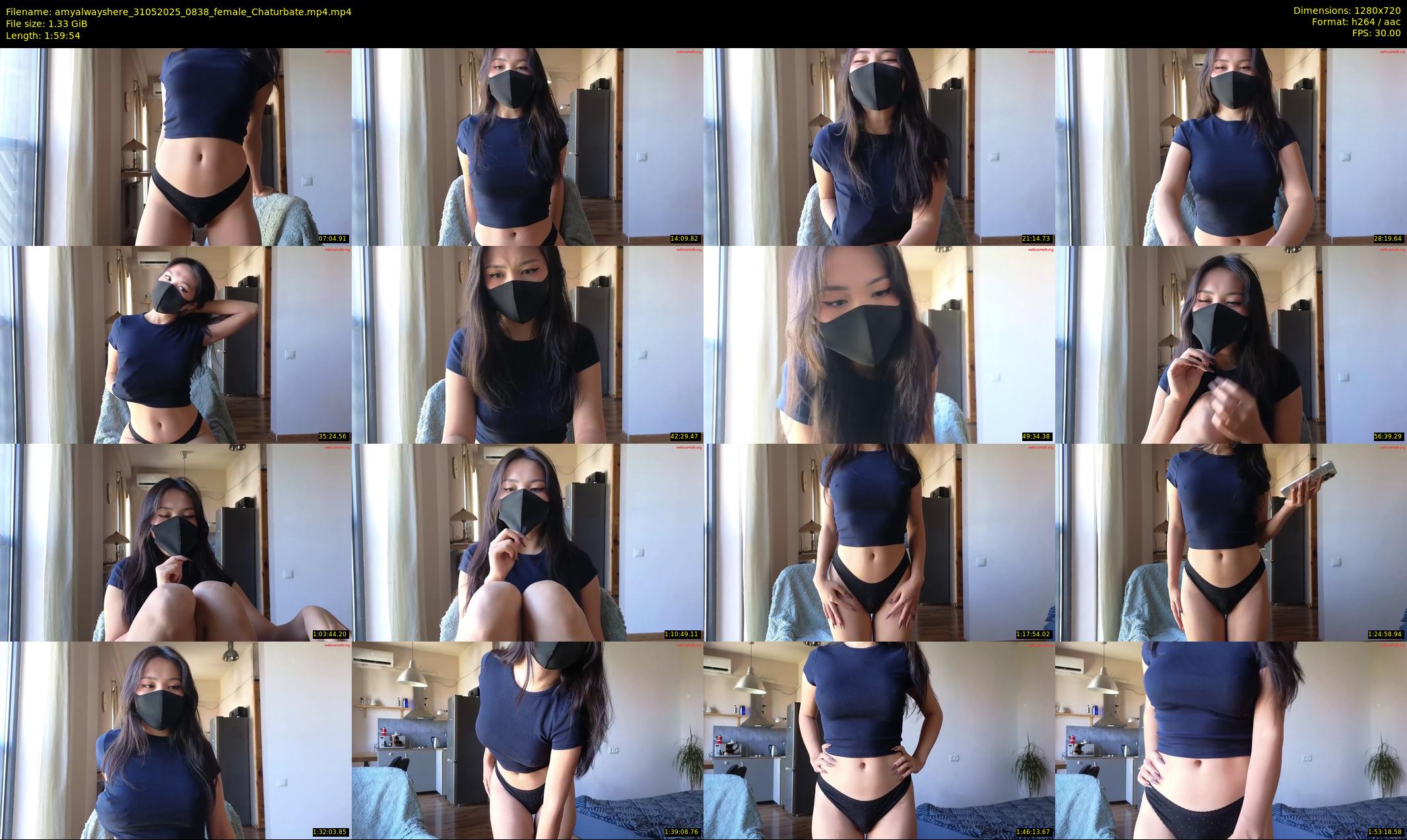 amyalwayshere — 120 minute Chaturbate female cam show recording, 720p, May 31, 2025
