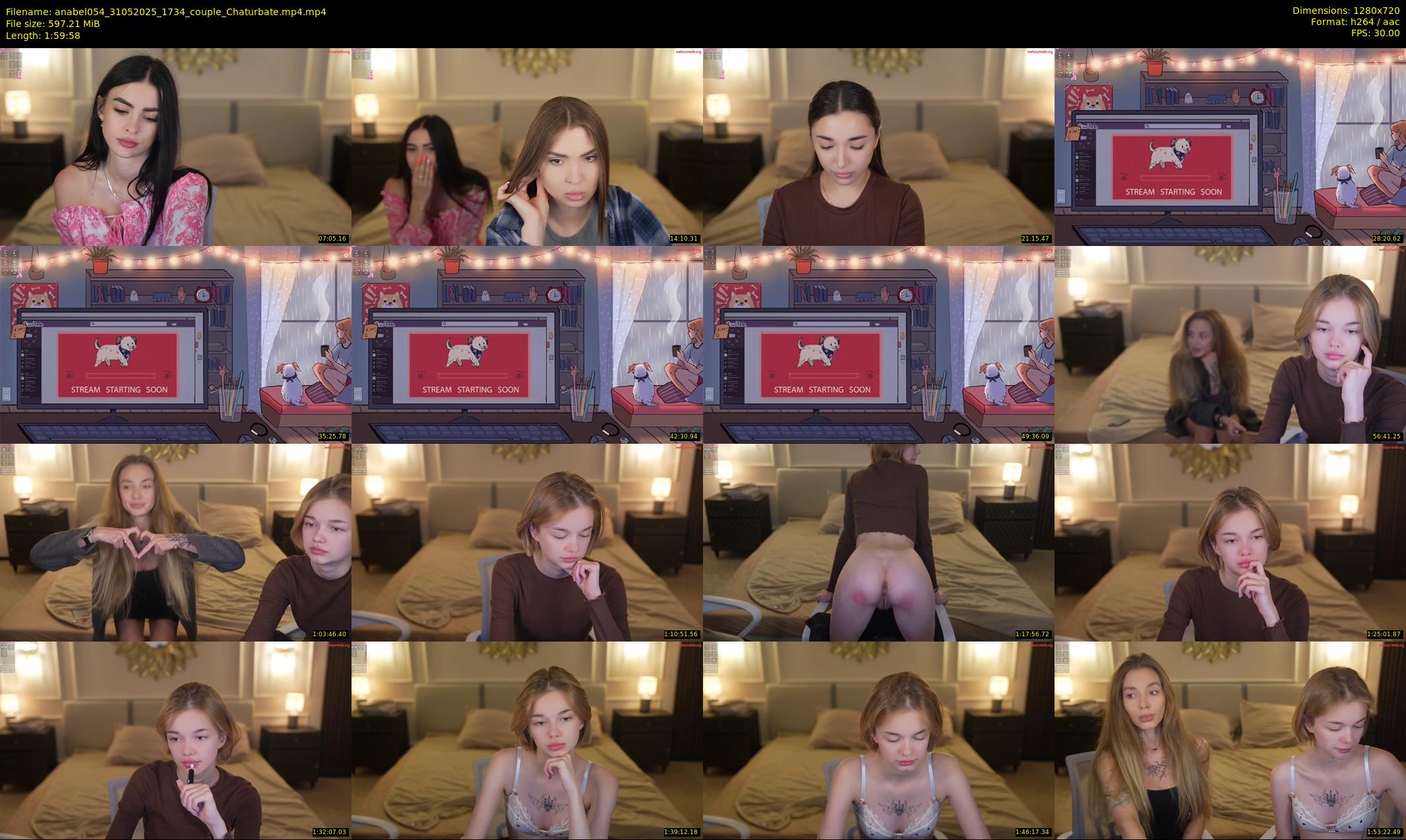 anabel054 — 120 minute Chaturbate female cam show recording, 720p, May 31, 2025