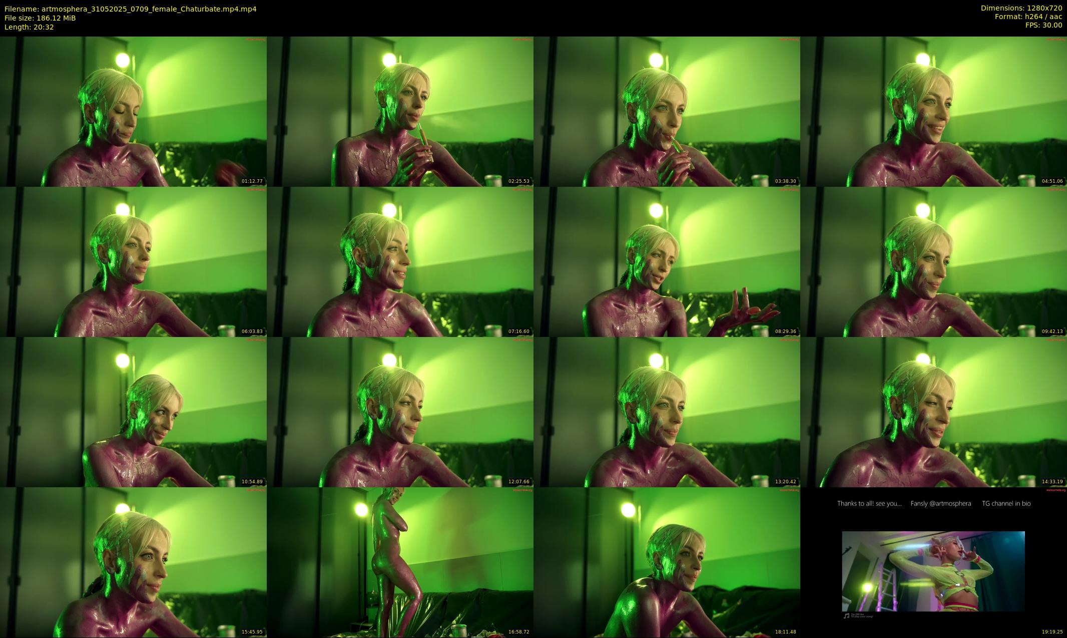 artmosphera — 21 minute Chaturbate female cam show recording, 720p, May 31, 2025