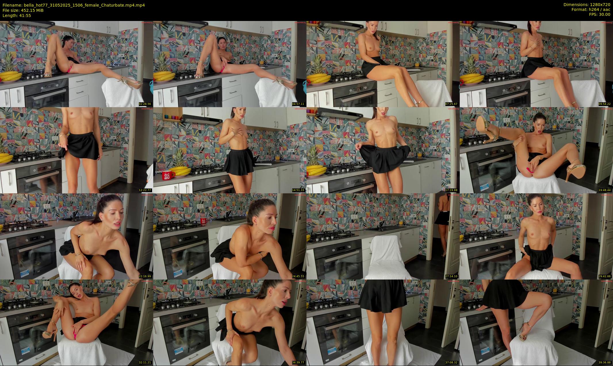 bella_hot77 — 42 minute Chaturbate female cam show recording, 720p, May 31, 2025