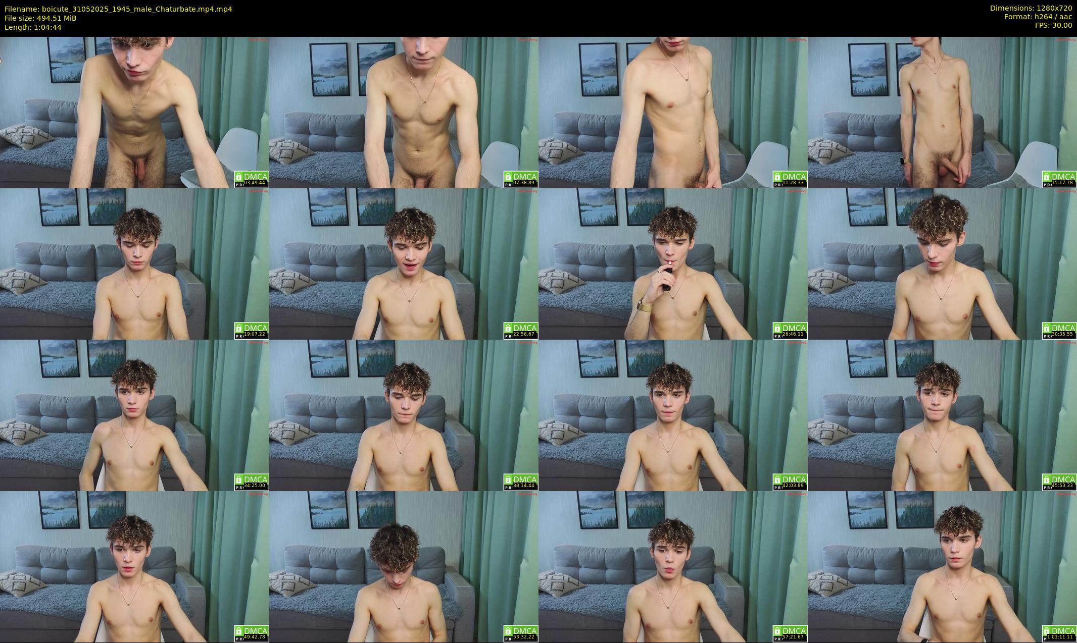 boicute — 65 minute Chaturbate male cam show recording, 720p, May 31, 2025