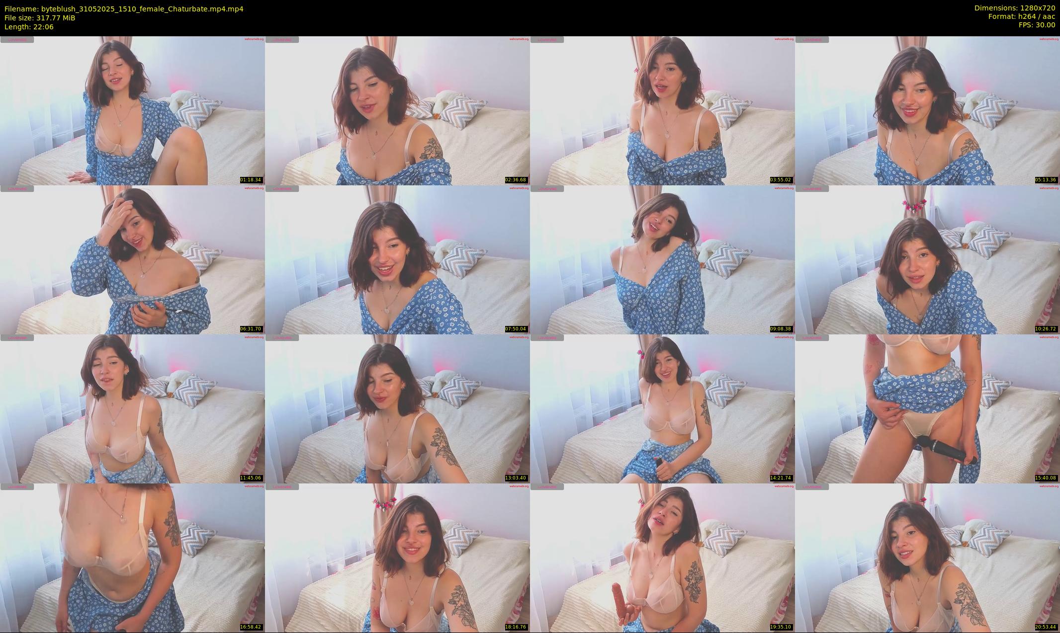 byteblush — 23 minute Chaturbate female cam show recording, 720p, May 31, 2025