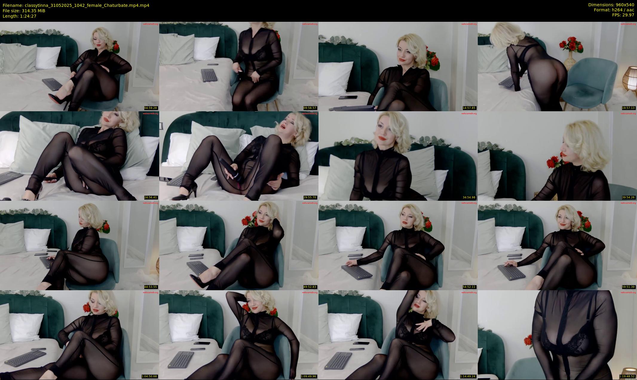 classytinna — 85 minute Chaturbate female cam show recording, 480p, May 31, 2025