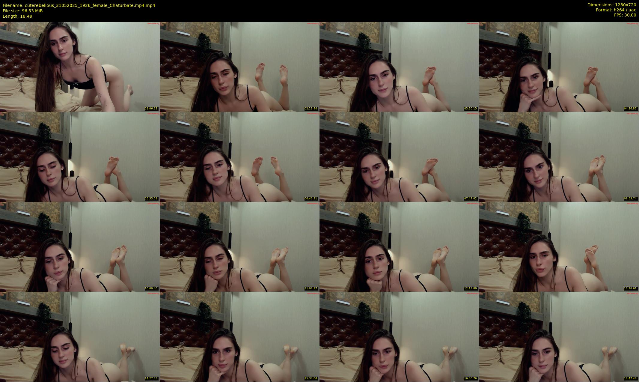 cuterebelious — 19 minute Chaturbate female cam show recording, 720p, May 31, 2025