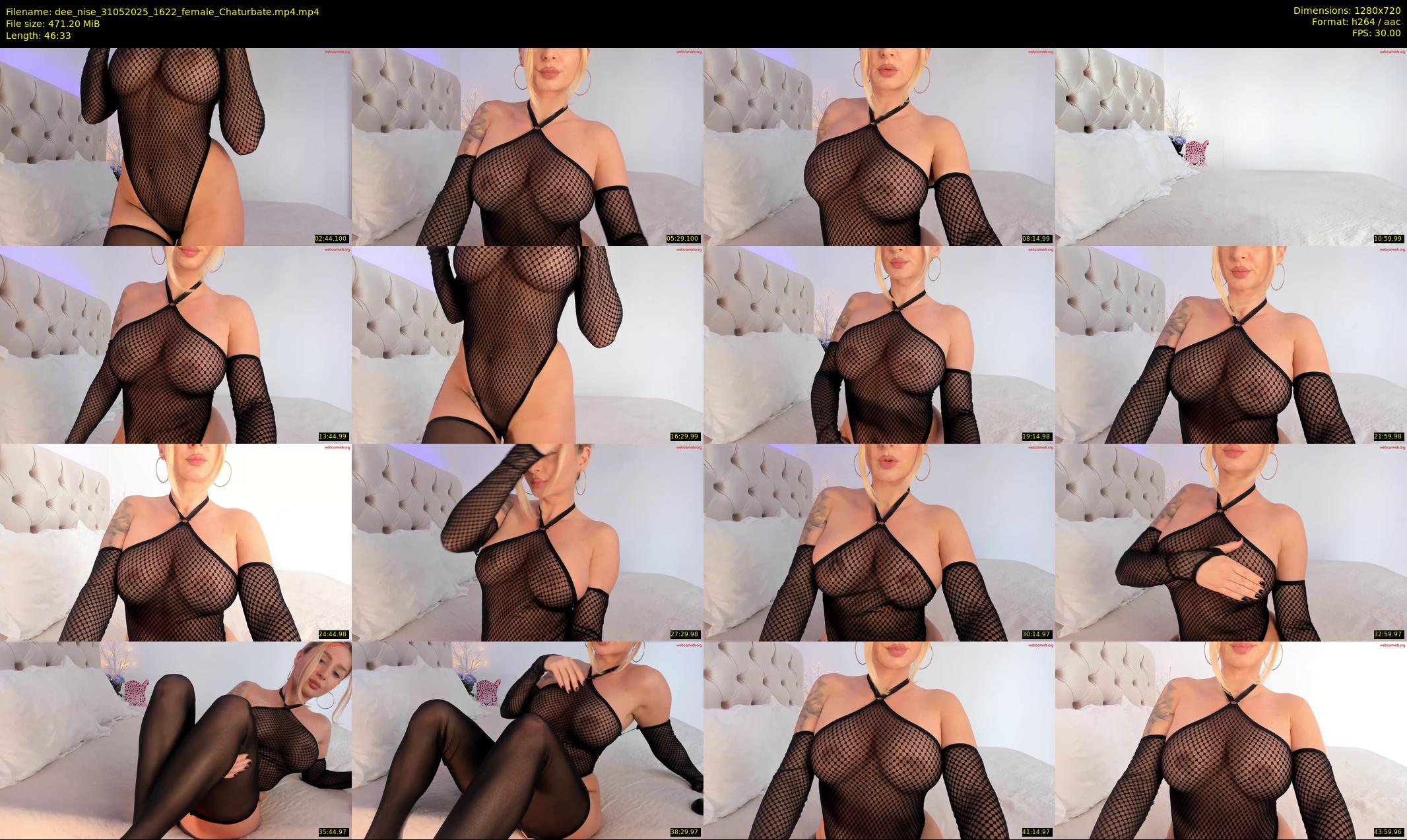 dee_nise — 47 minute Chaturbate female cam show recording, 720p, May 31, 2025