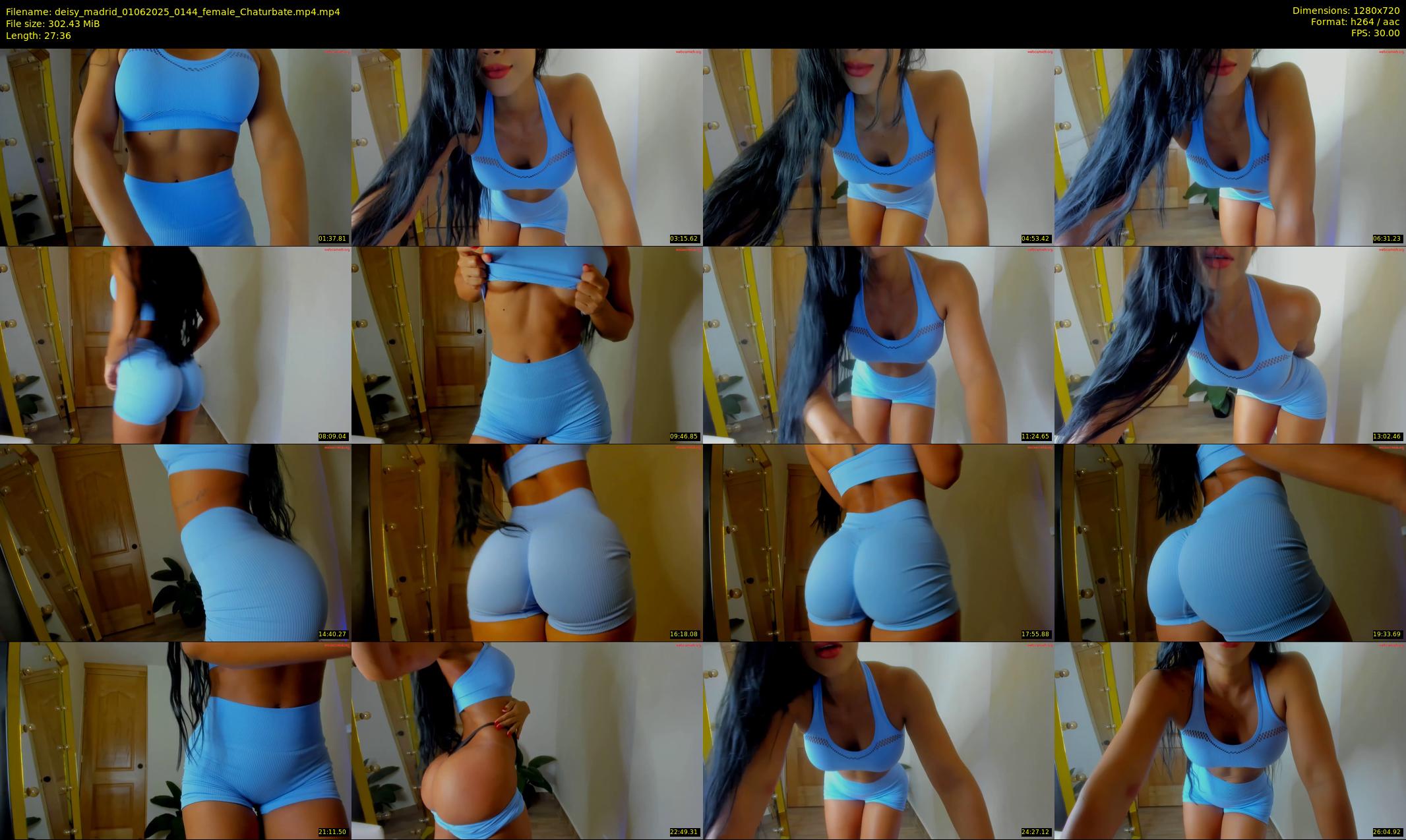 deisy_madrid — 28 minute Chaturbate female cam show recording, 720p, Jun 1, 2025