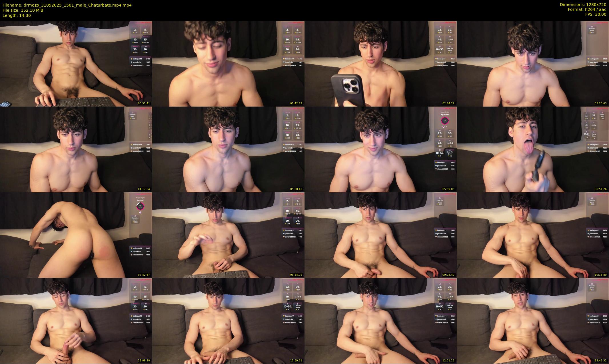 drmozo — 15 minute Chaturbate male cam show recording, 720p, May 31, 2025