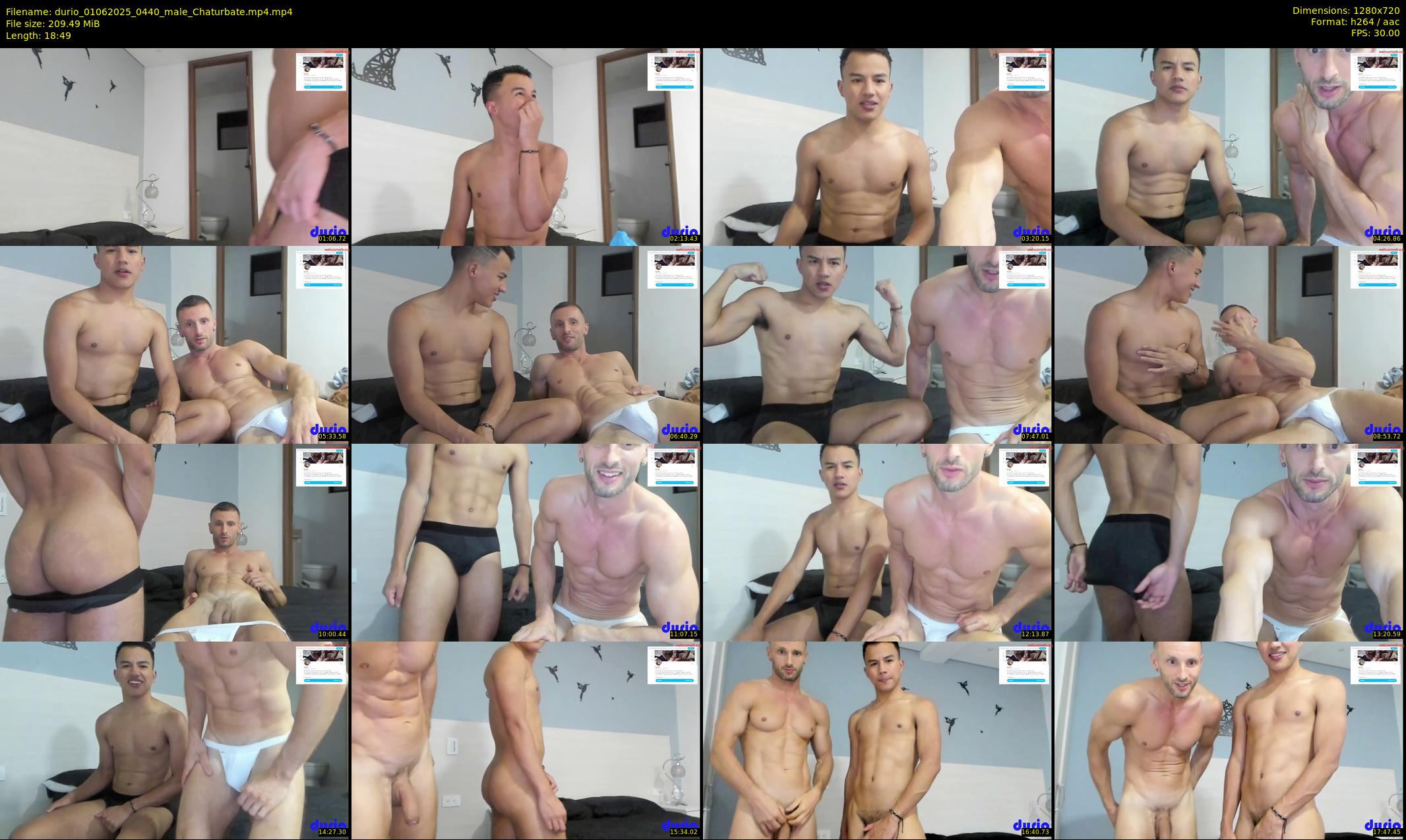 durio — 19 minute Chaturbate male cam show recording, 720p, Jun 1, 2025