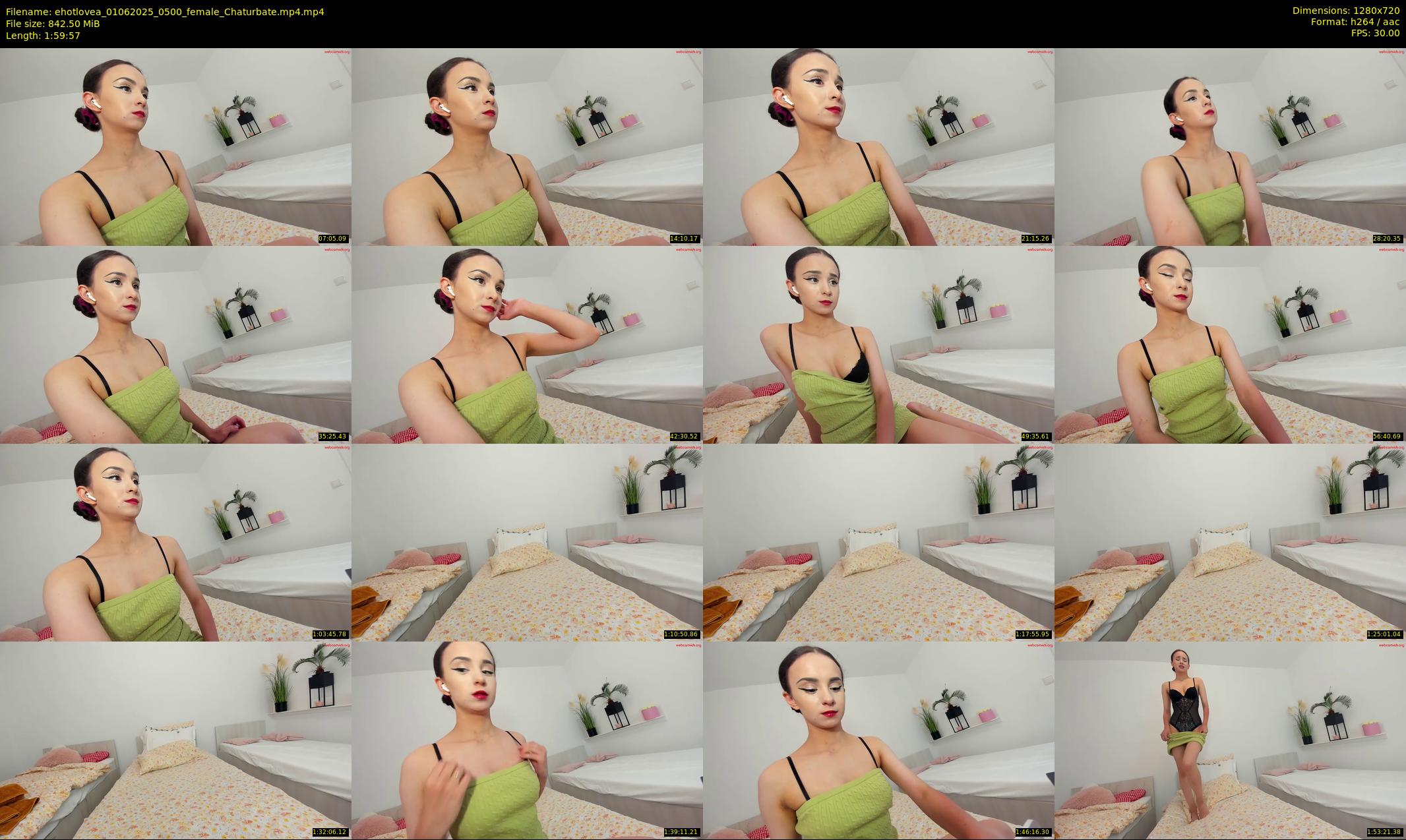 ehotlovea — 120 minute Chaturbate female cam show recording, 720p, Jun 1, 2025