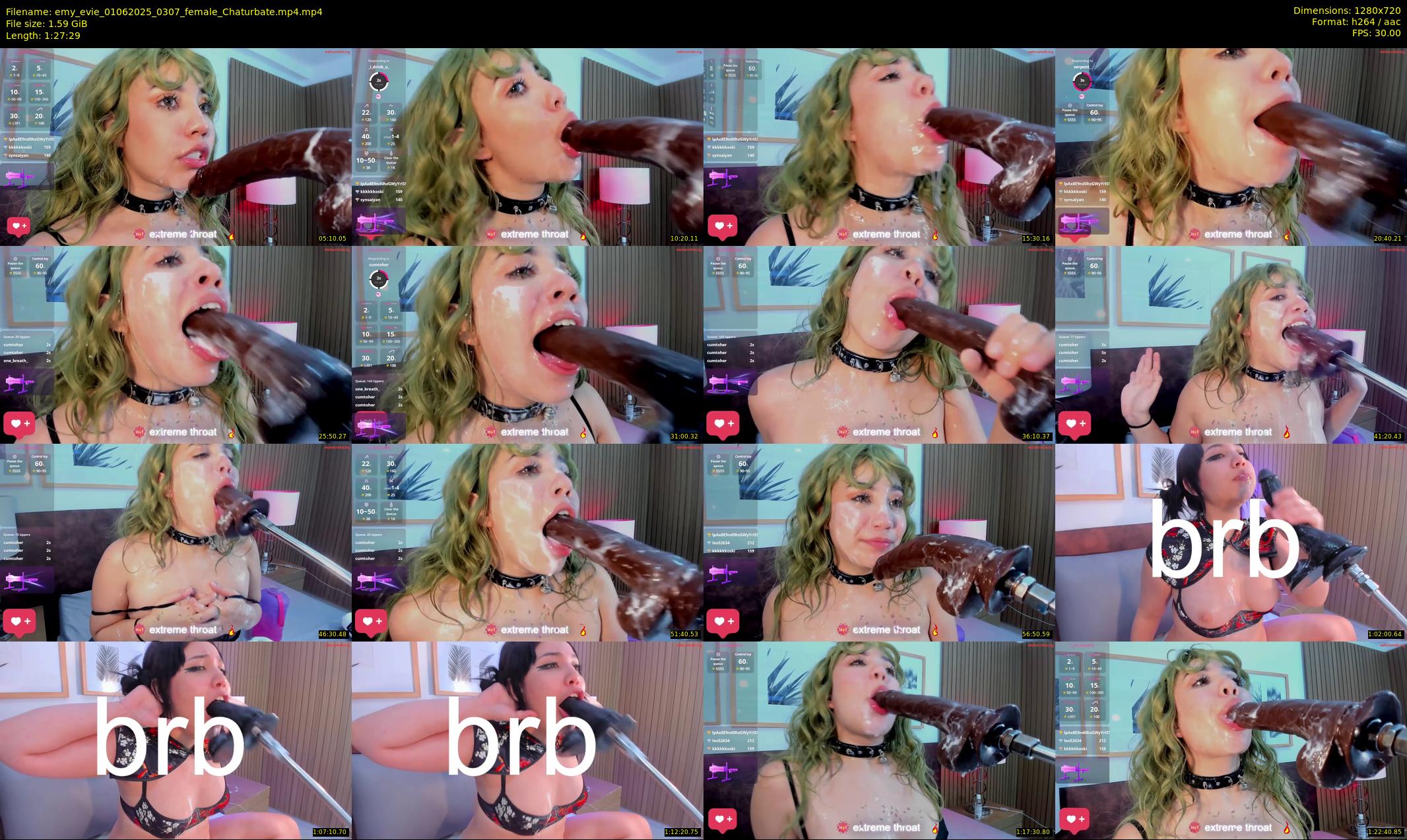 emy_evie — 88 minute Chaturbate female cam show recording, 720p, Jun 1, 2025