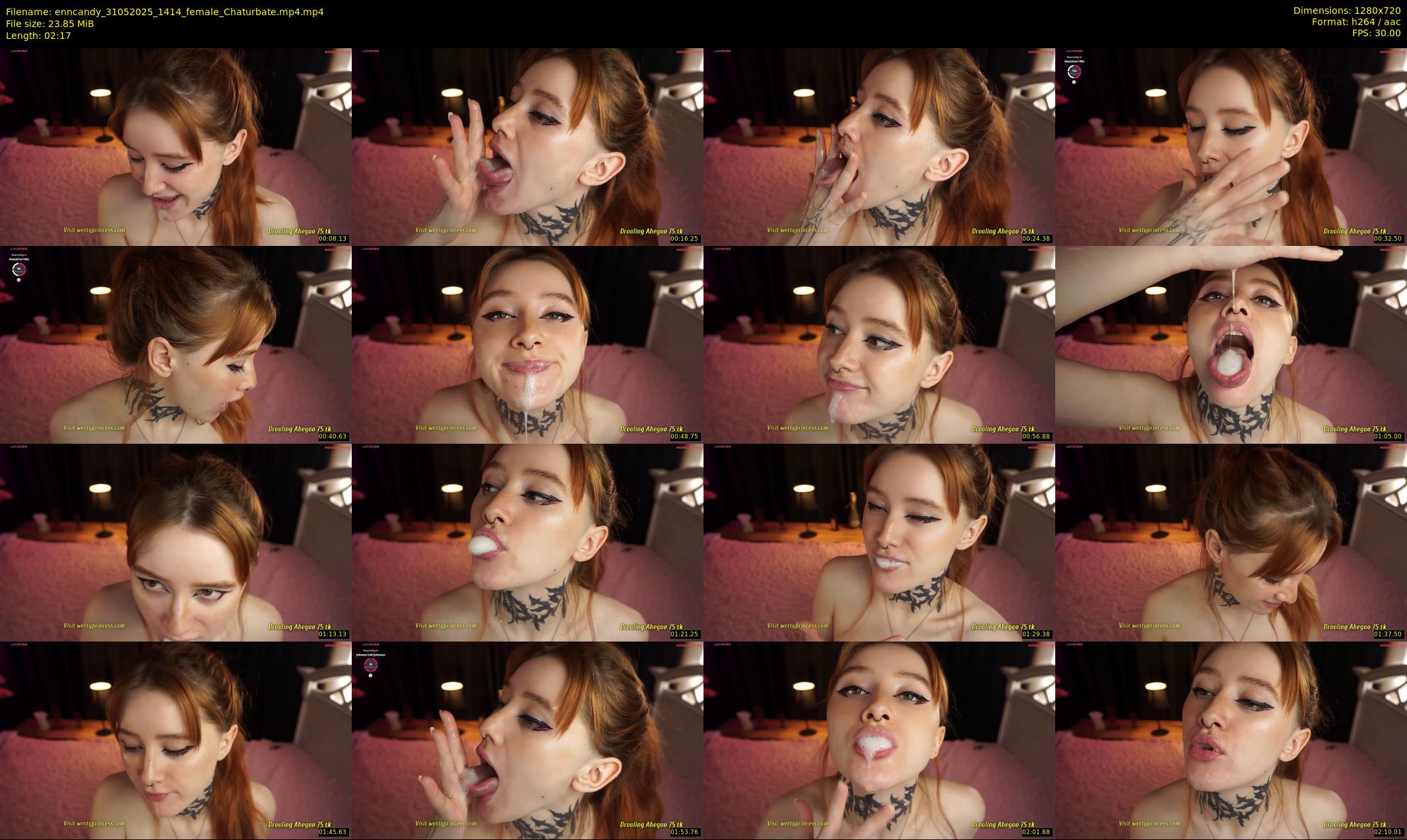 enncandy — 3 minute Chaturbate female cam show recording, 720p, May 31, 2025
