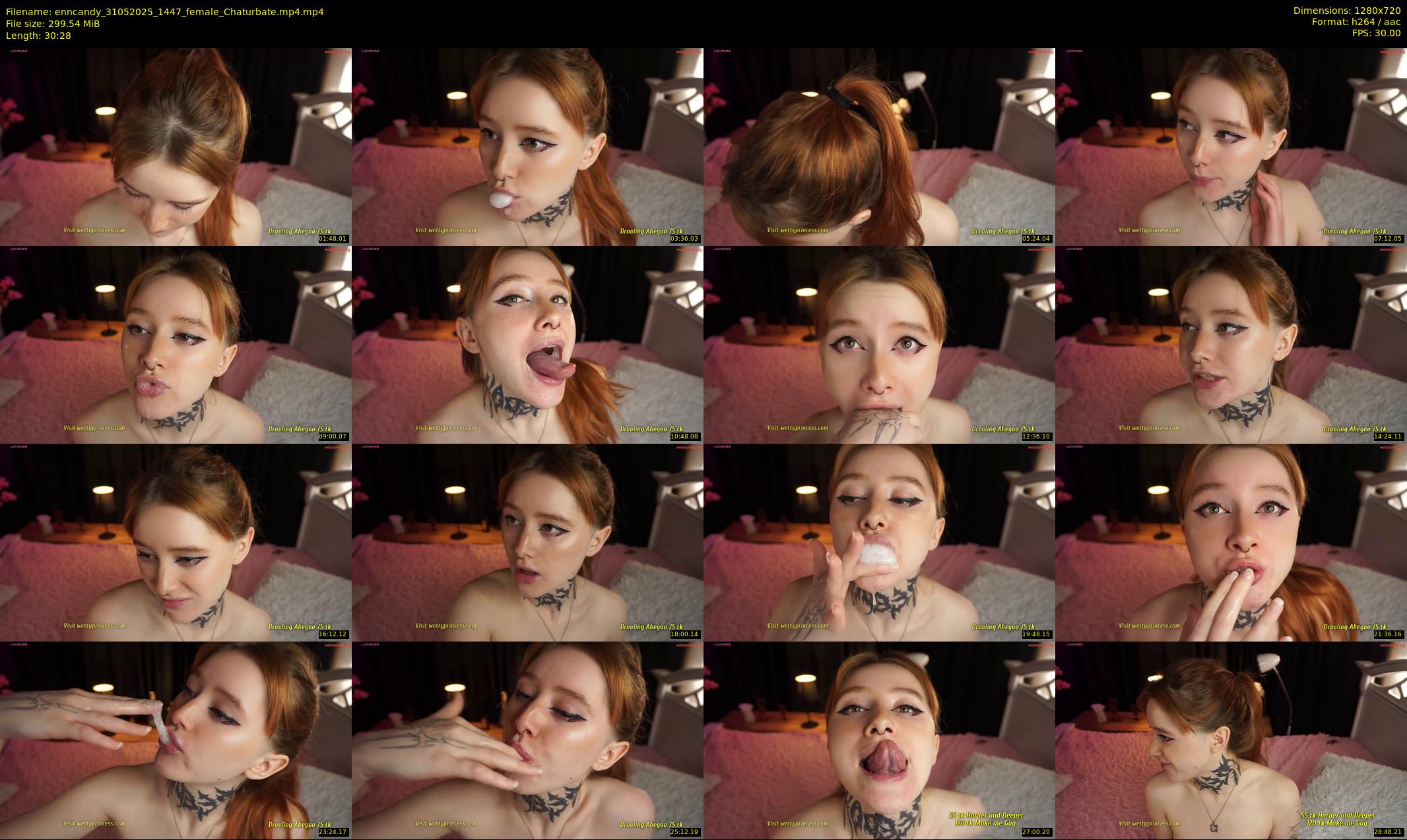 enncandy — 31 minute Chaturbate female cam show recording, 720p, May 31, 2025