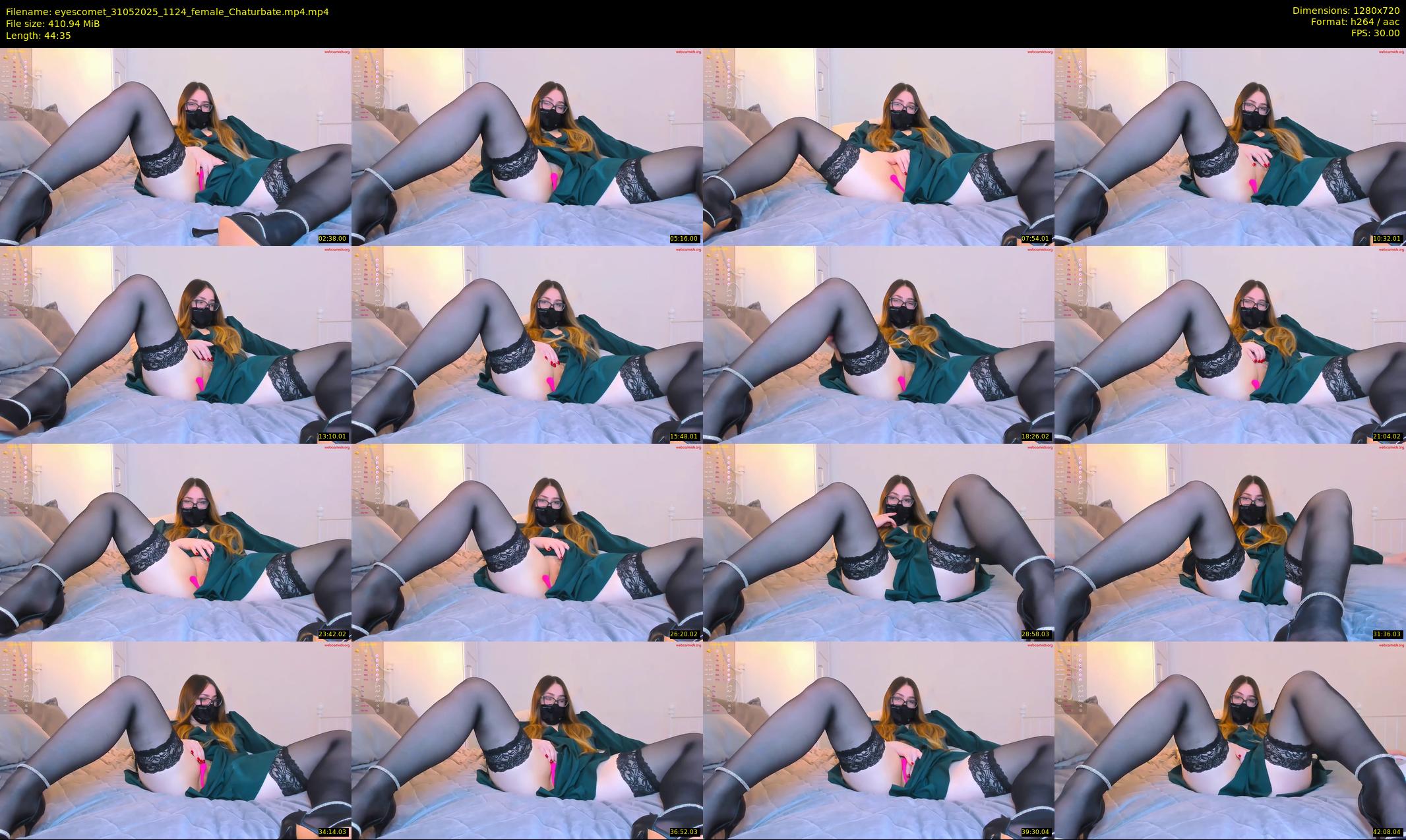eyescomet — 45 minute Chaturbate female cam show recording, 720p, May 31, 2025