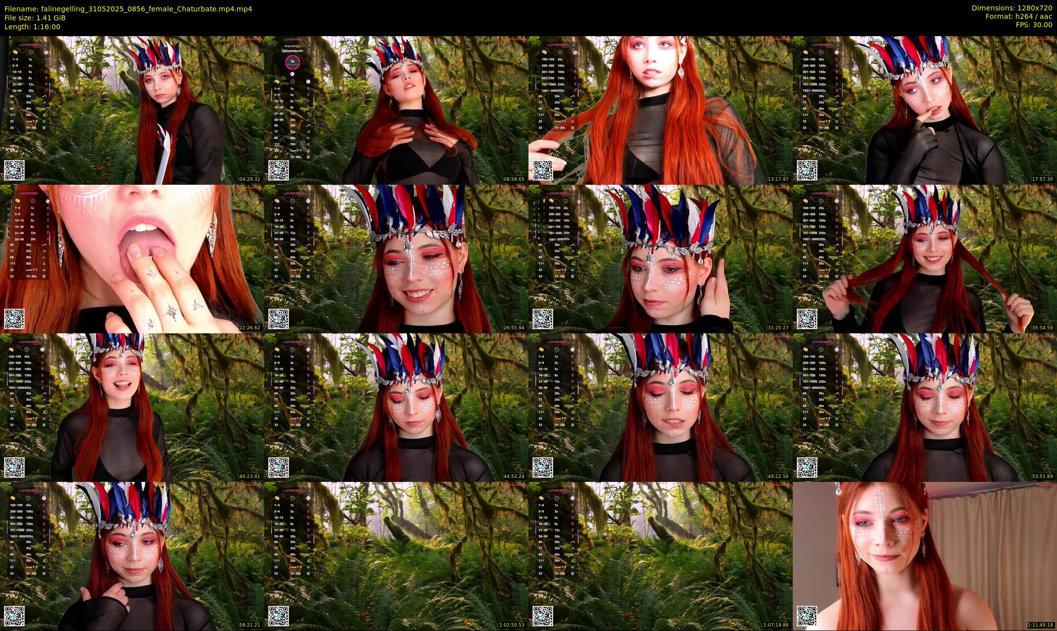 falinegelling — 76 minute Chaturbate female cam show recording, 720p, May 31, 2025