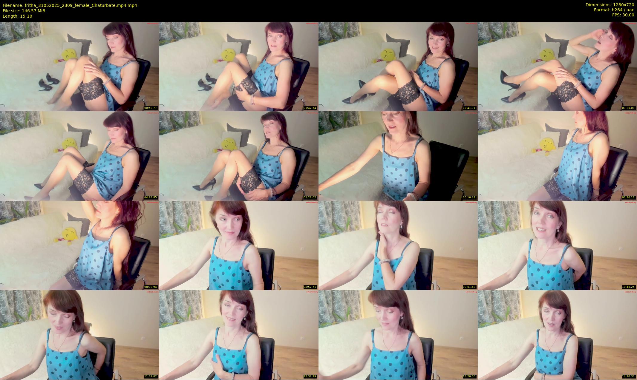 fritha — 16 minute Chaturbate female cam show recording, 720p, May 31, 2025