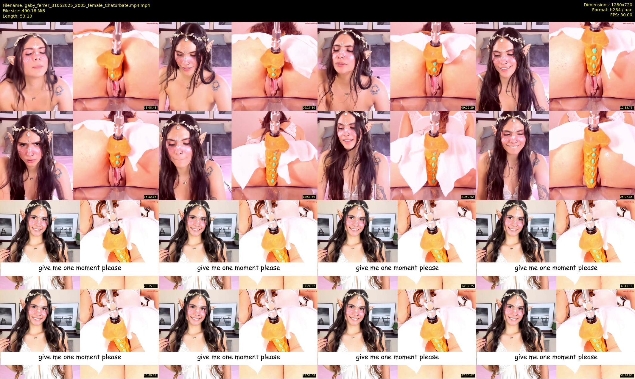 gaby_ferrer — 54 minute Chaturbate female cam show recording, 720p, May 31, 2025