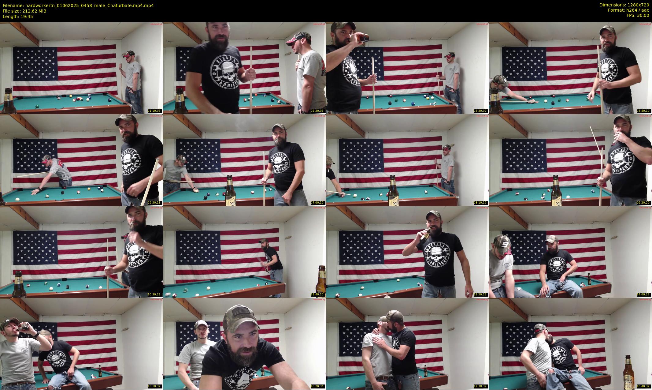 hardworkertn — 20 minute Chaturbate male cam show recording, 720p, Jun 1, 2025