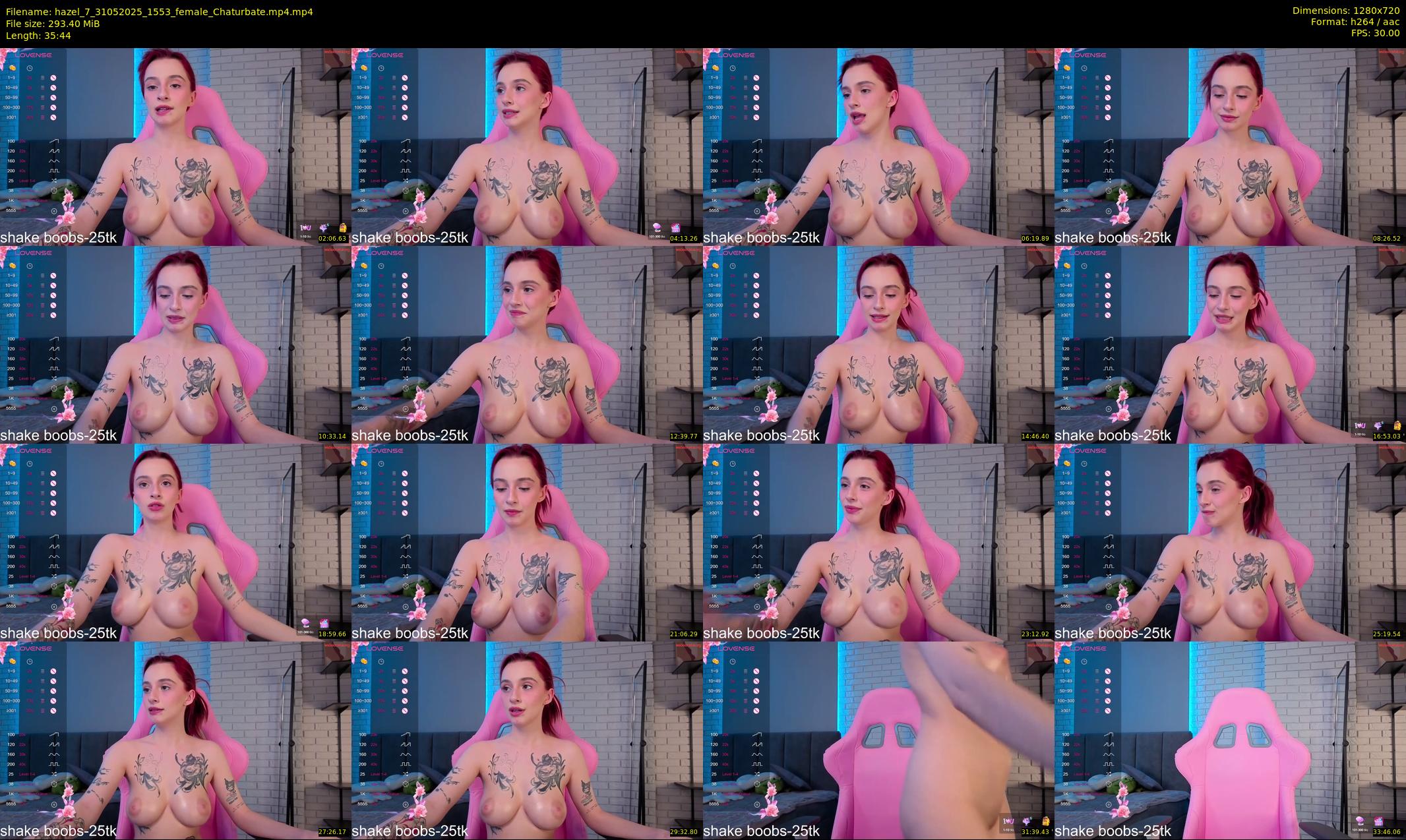 hazel_7 — 36 minute Chaturbate female cam show recording, 720p, May 31, 2025