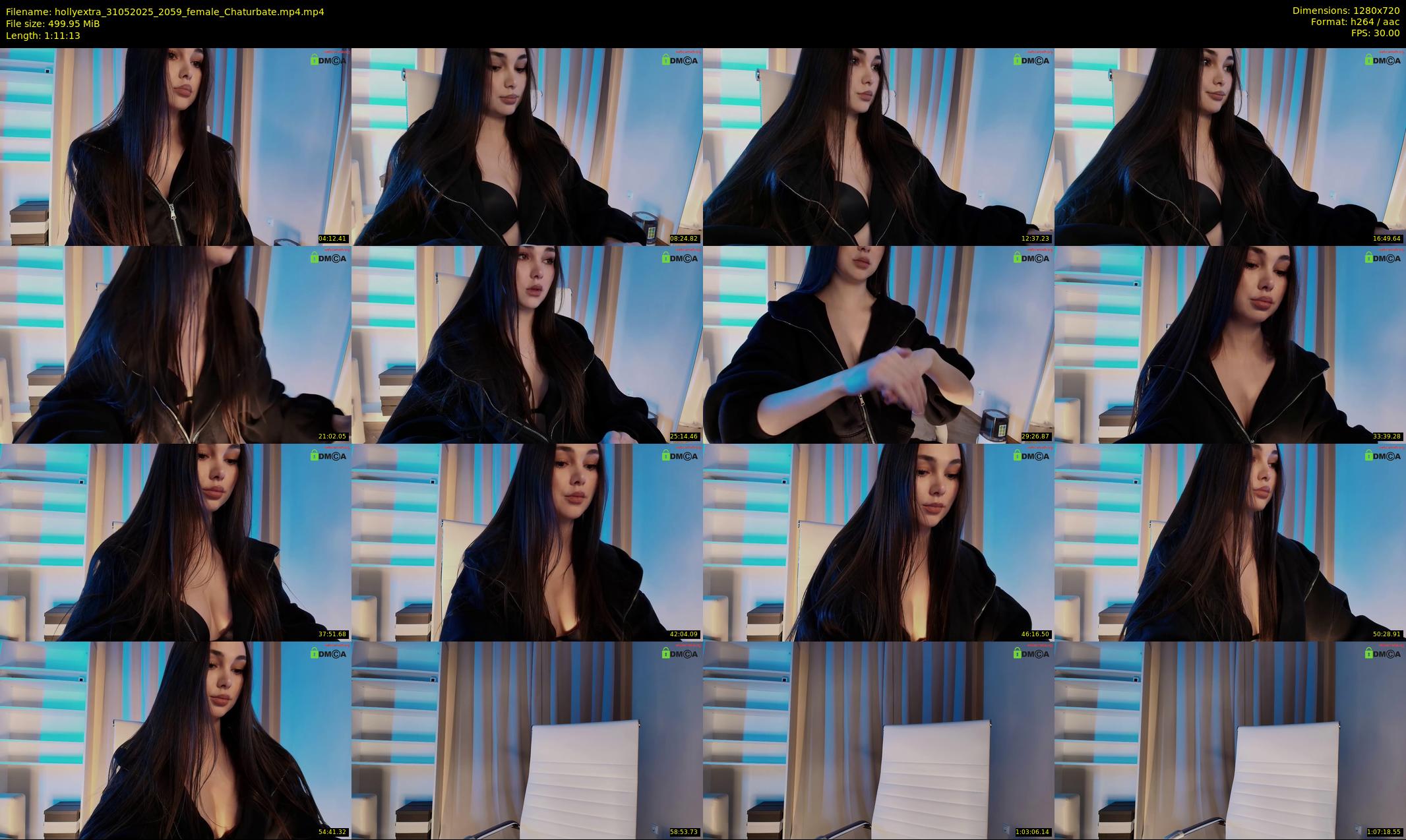 hollyextra — 72 minute Chaturbate female cam show recording, 720p, May 31, 2025