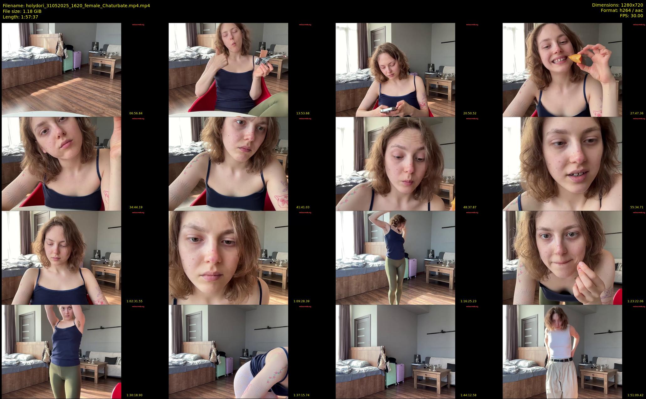 holydori — 118 minute Chaturbate female cam show recording, 720p, May 31, 2025