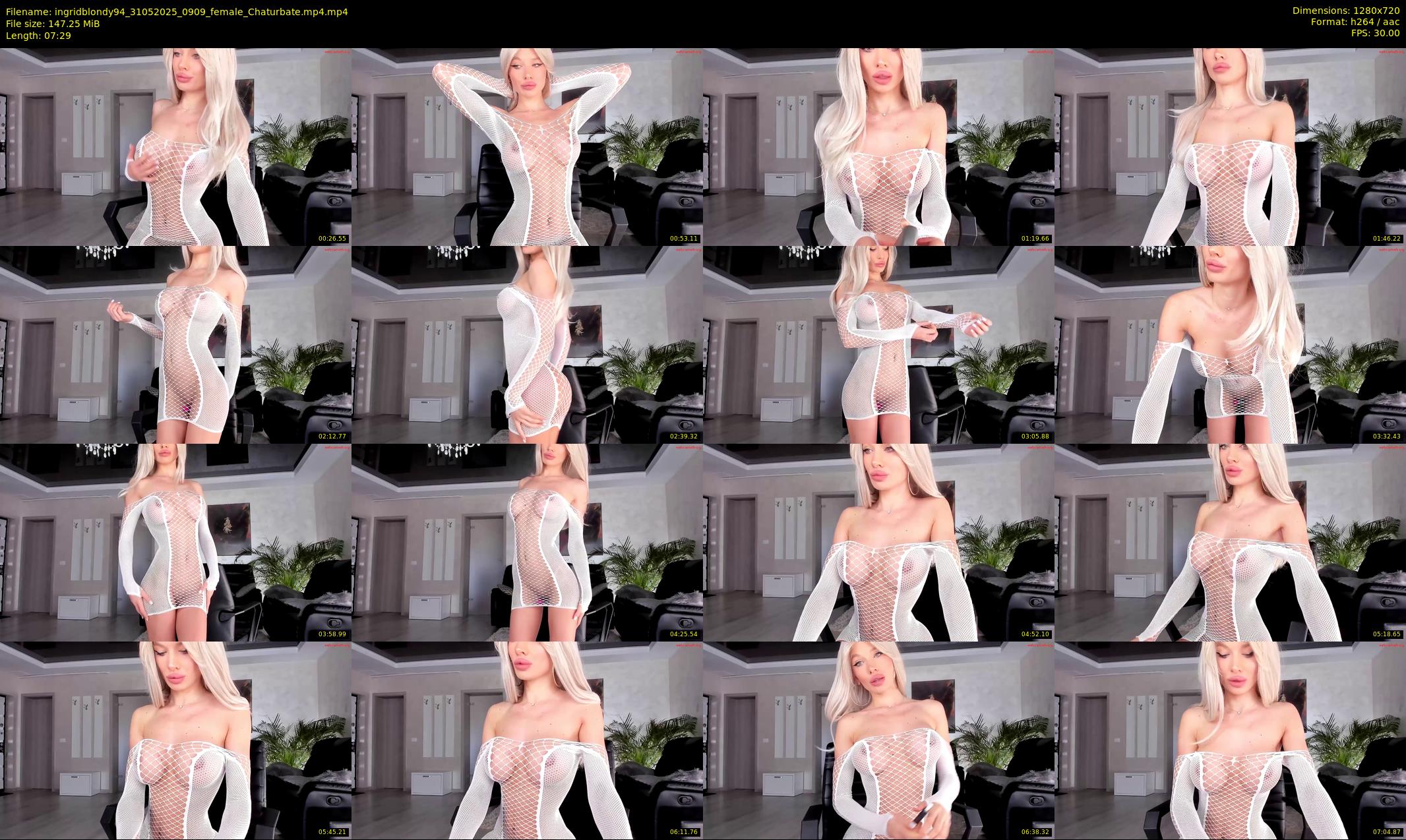 ingridblondy94 — 8 minute Chaturbate female cam show recording, 720p, May 31, 2025