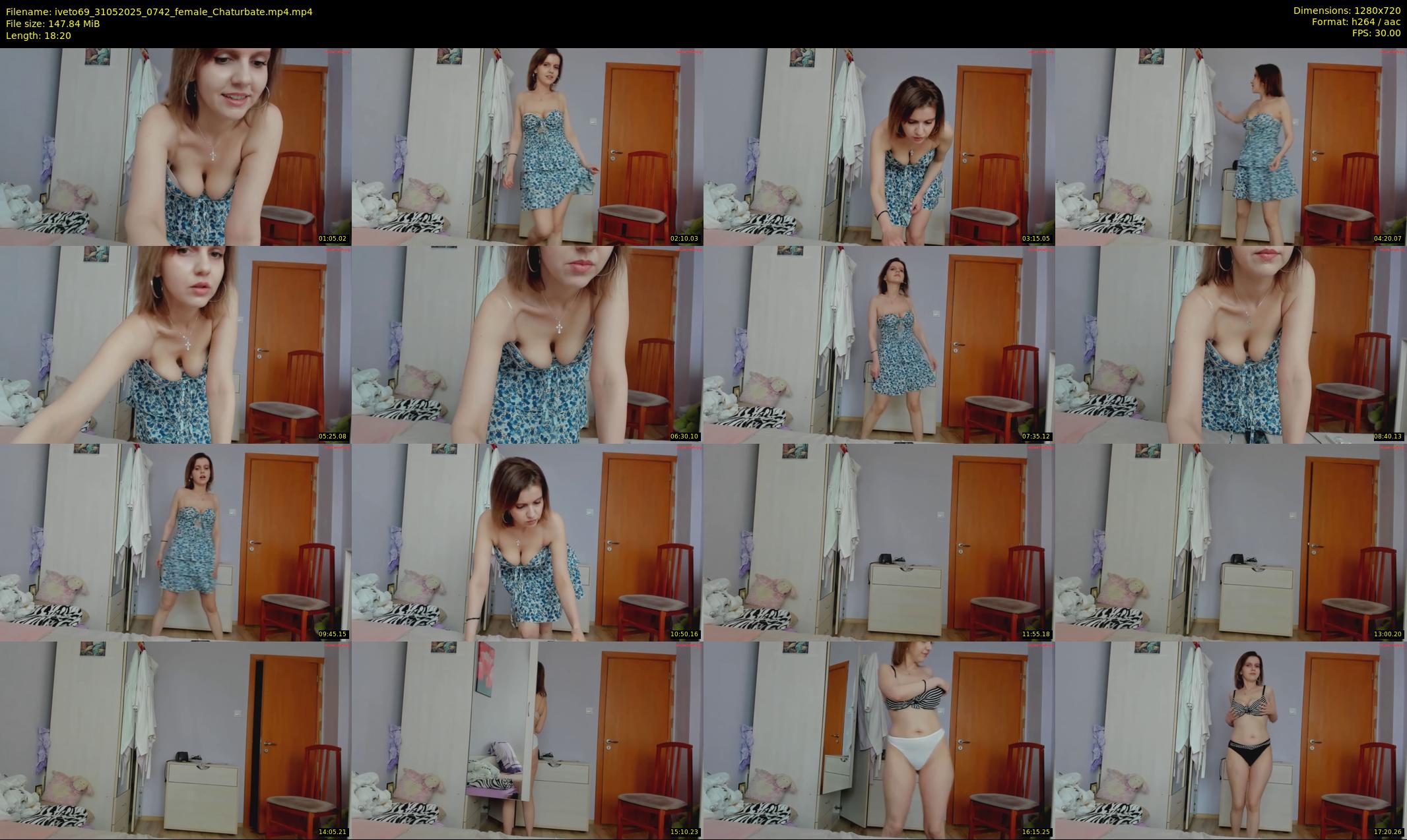 iveto69 — 19 minute Chaturbate female cam show recording, 720p, May 31, 2025