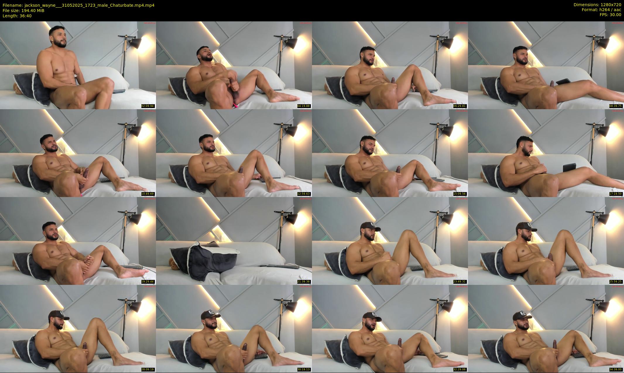 jackson_wayne__ — 37 minute Chaturbate male cam show recording, 720p, May 31, 2025