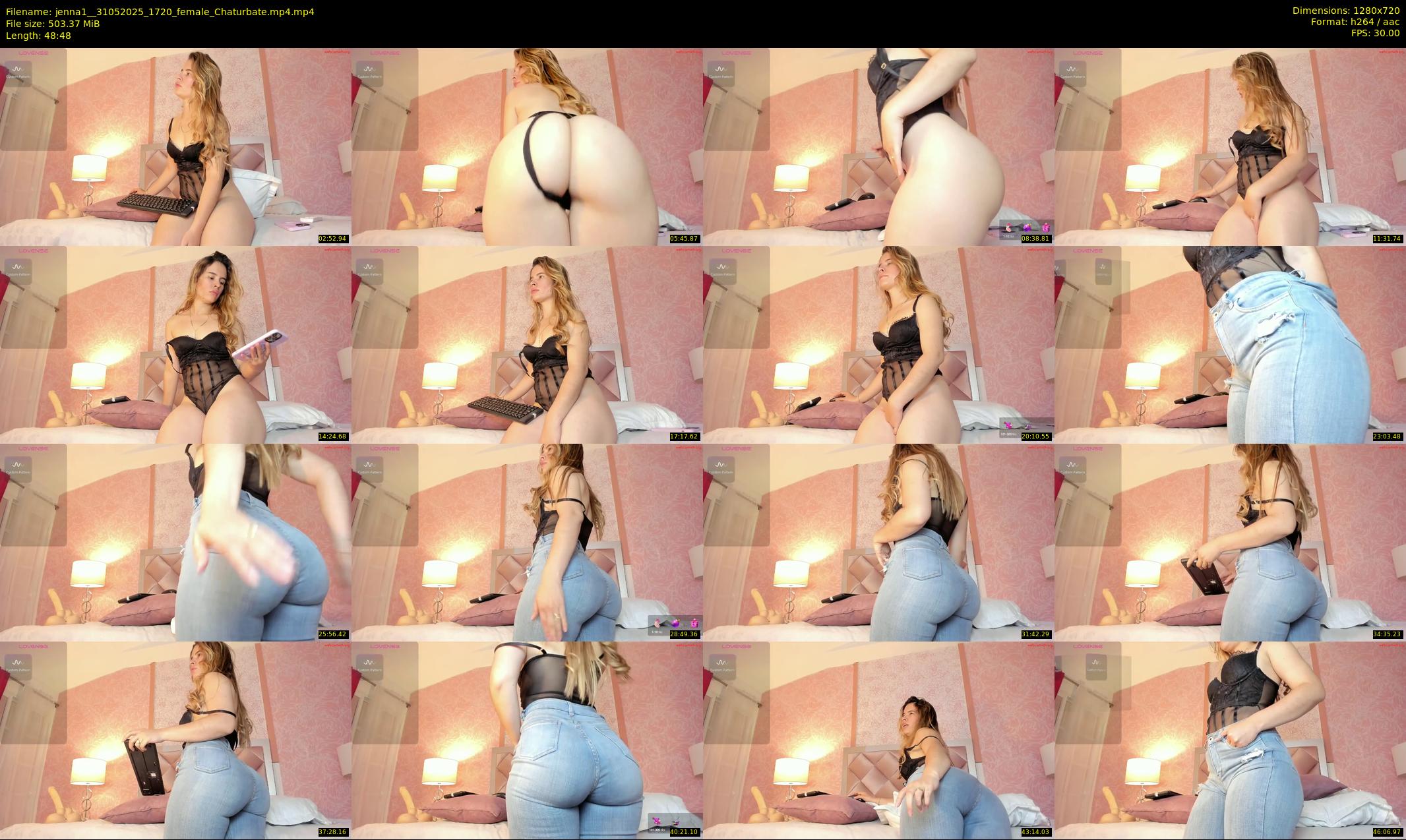 jenna1_ — 49 minute Chaturbate female cam show recording, 720p, May 31, 2025