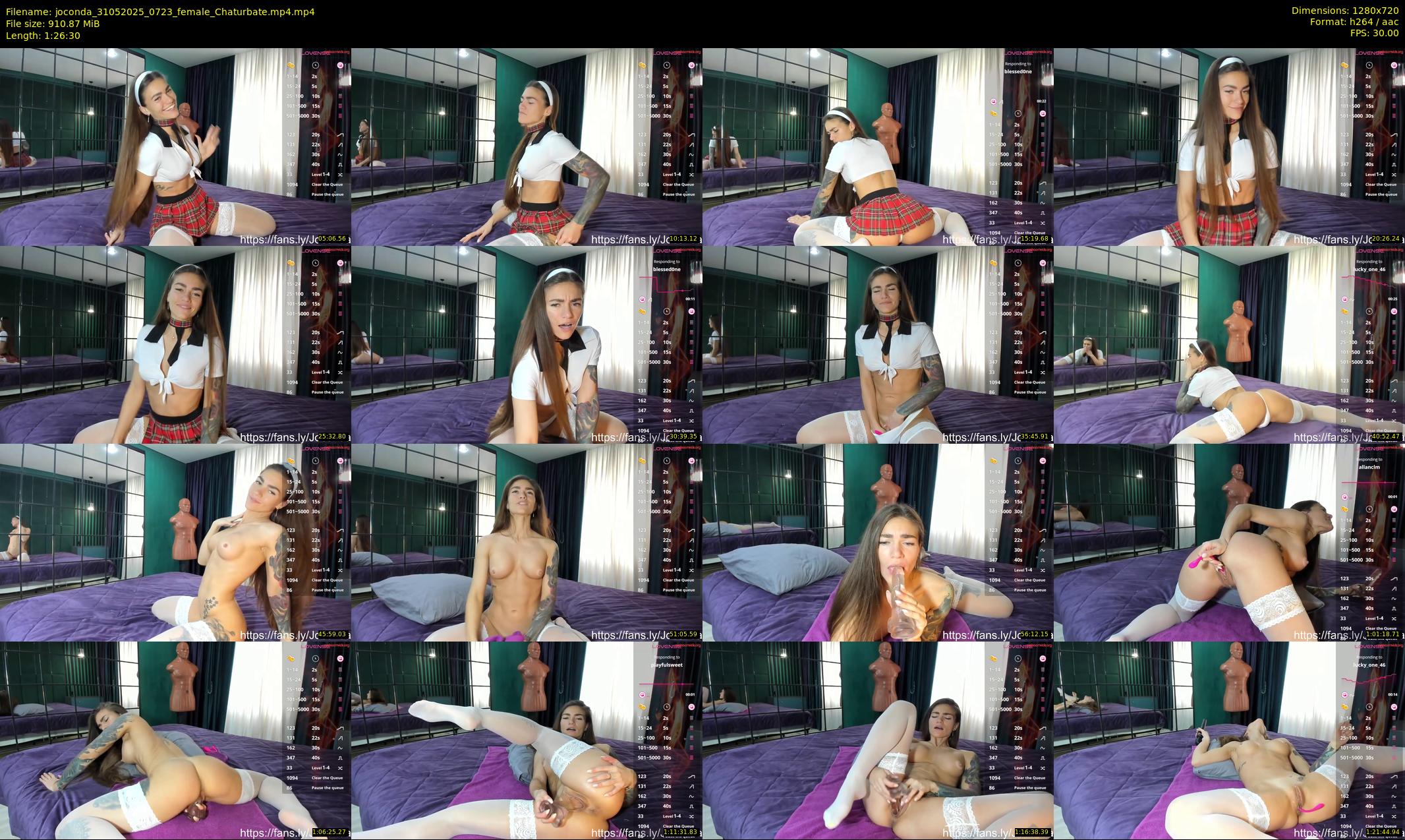 joconda — 87 minute Chaturbate female cam show recording, 720p, May 31, 2025