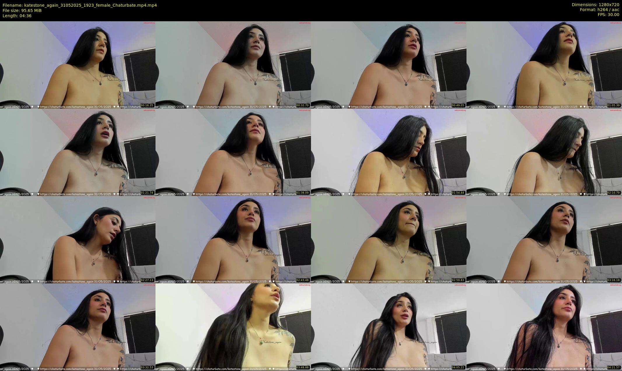 katestone_again — 5 minute Chaturbate female cam show recording, 720p, May 31, 2025