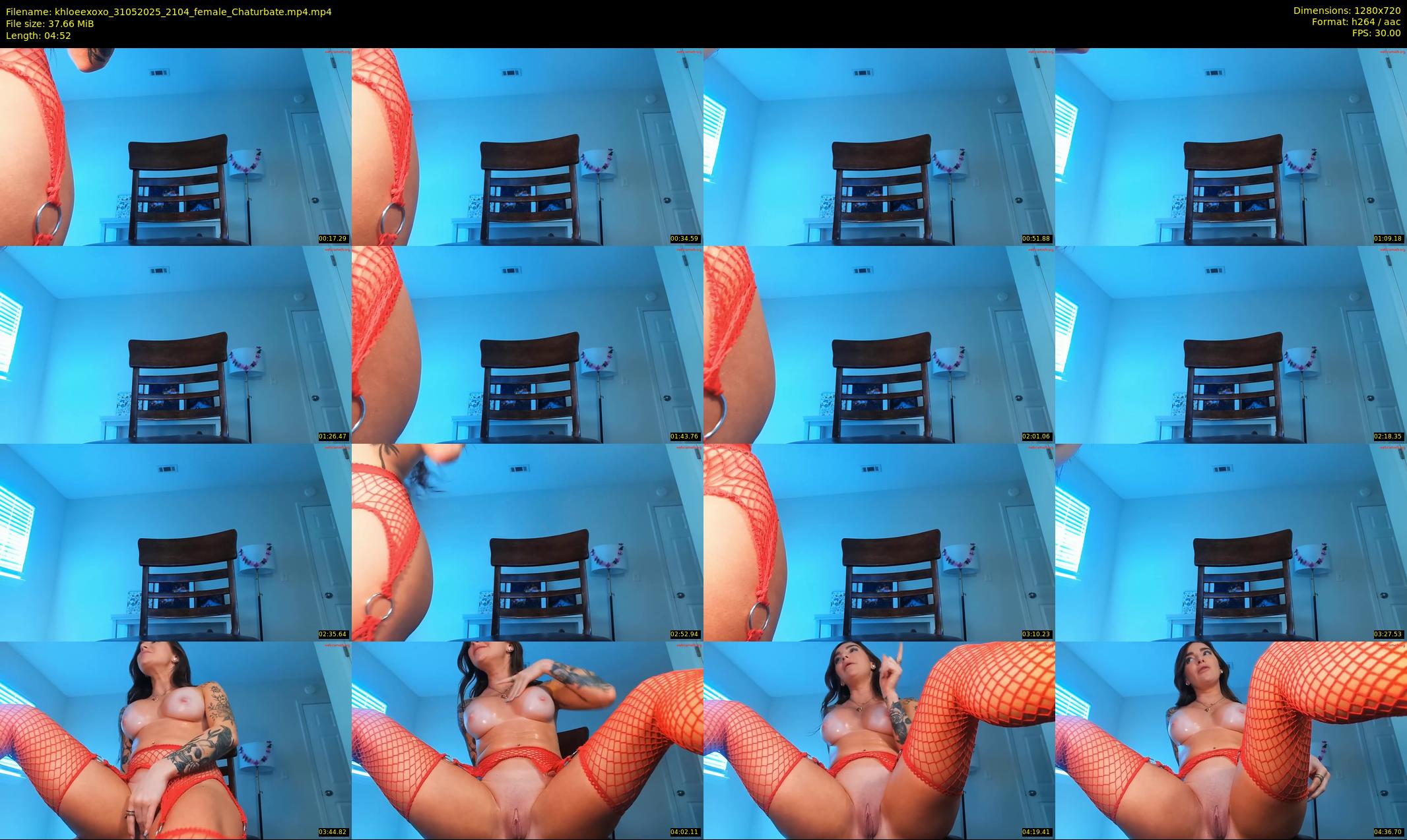 khloeexoxo — 5 minute Chaturbate female cam show recording, 720p, May 31, 2025