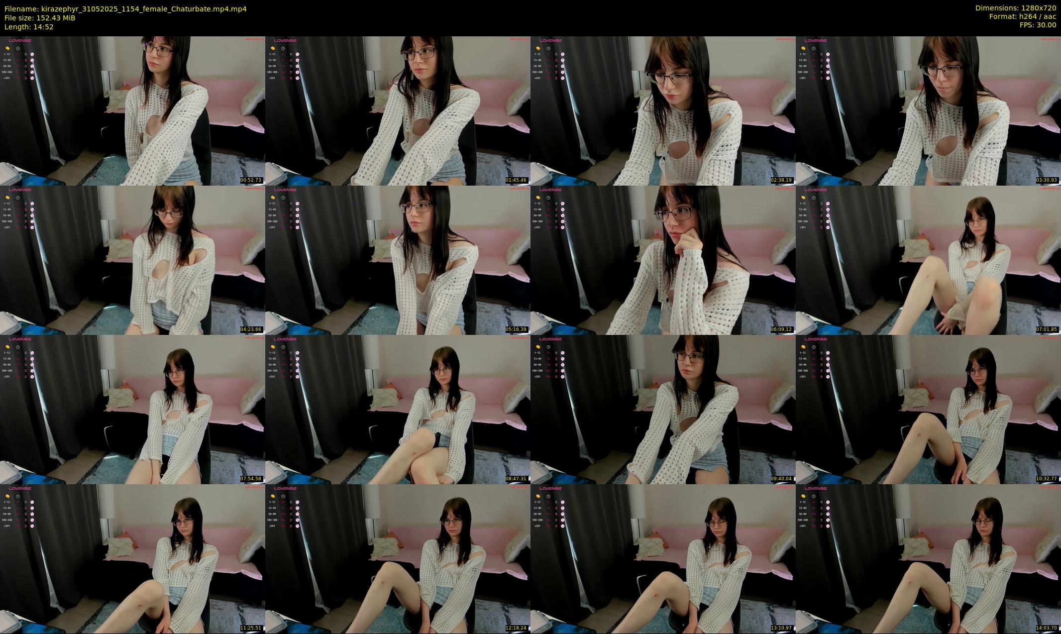 kirazephyr — 15 minute Chaturbate female cam show recording, 720p, May 31, 2025