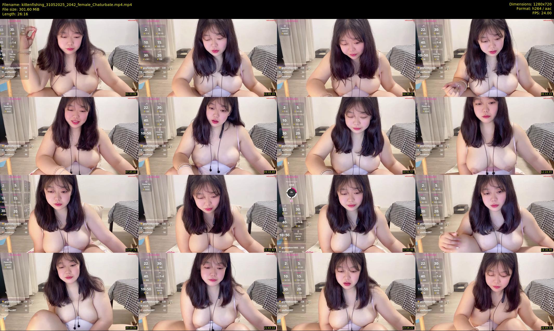kittenfishing — 27 minute Chaturbate female cam show recording, 720p, May 31, 2025