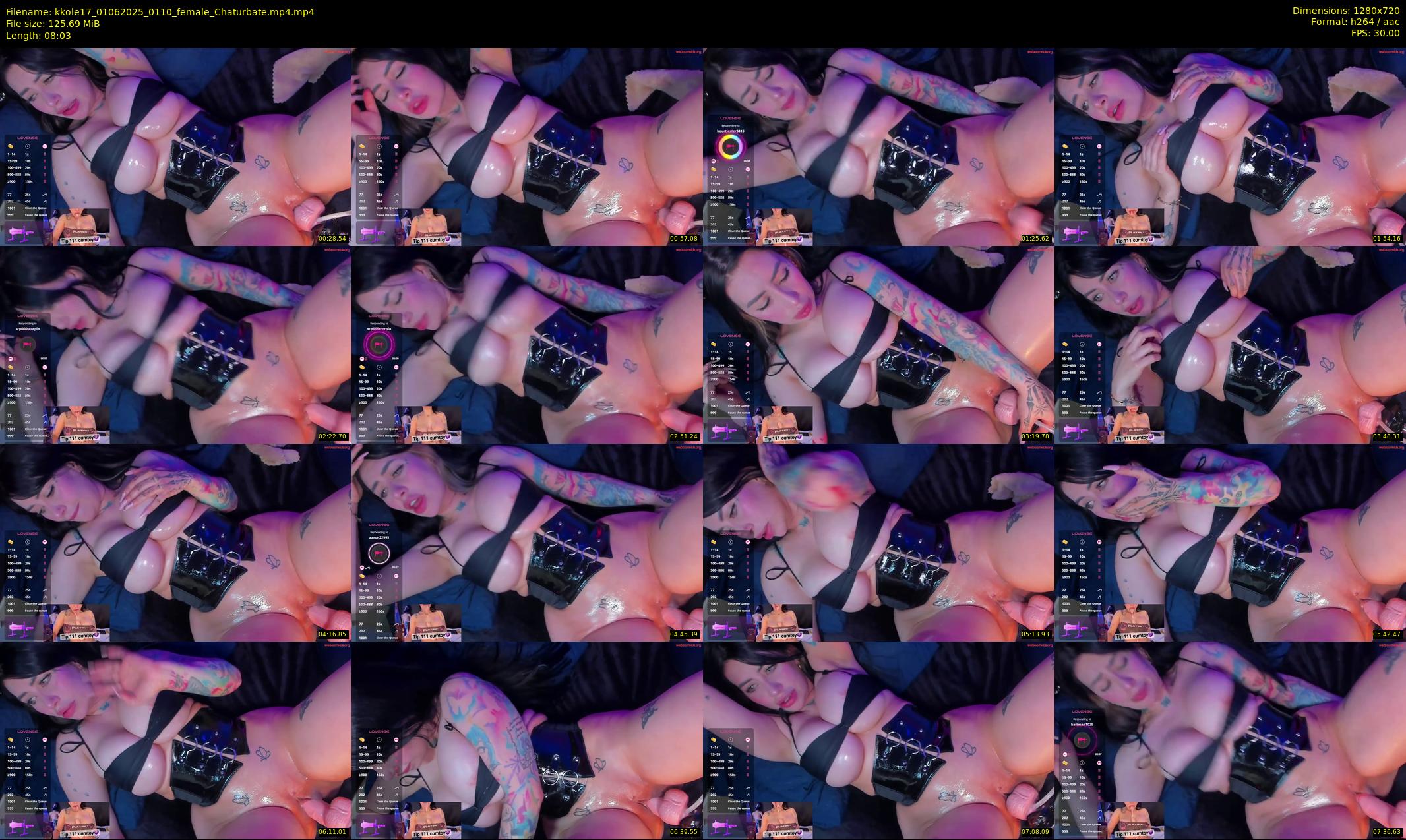 kkole17 — 9 minute Chaturbate female cam show recording, 720p, Jun 1, 2025