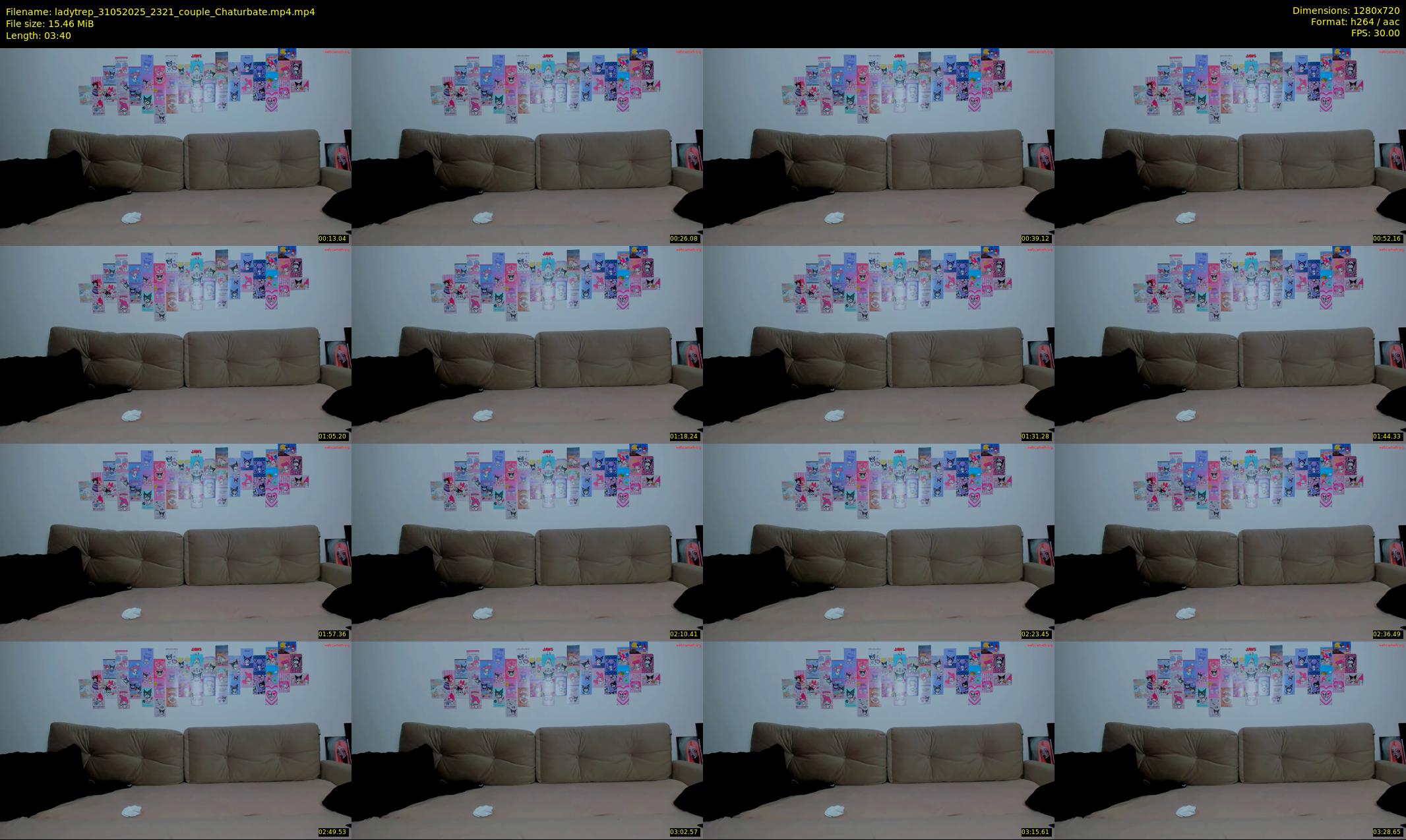 ladytrep — 4 minute Chaturbate couple cam show recording, 720p, May 31, 2025