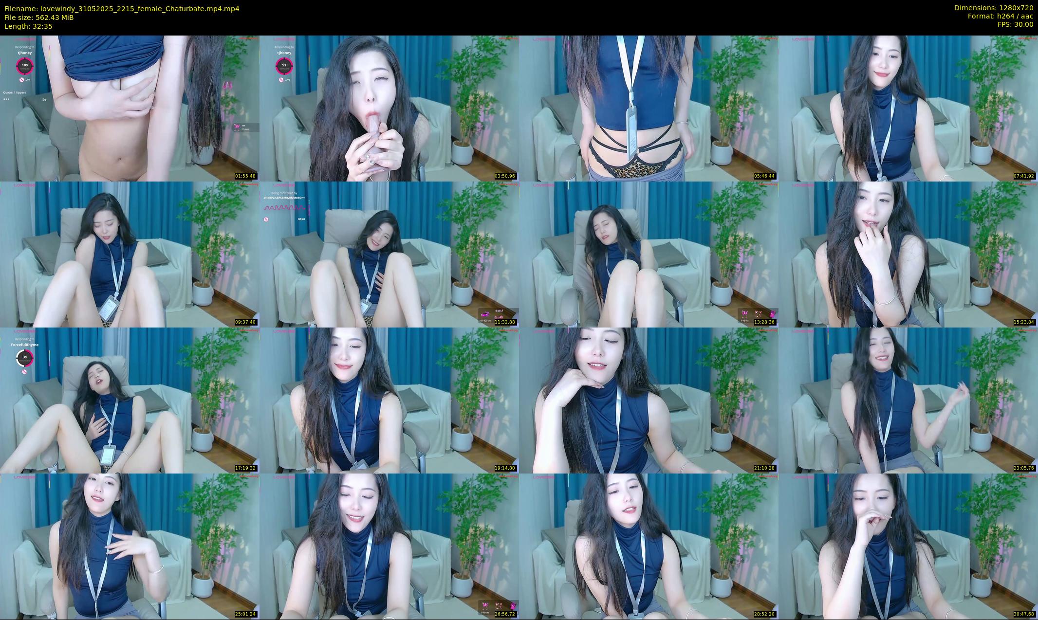 lovewindy — 33 minute Chaturbate female cam show recording, 720p, May 31, 2025