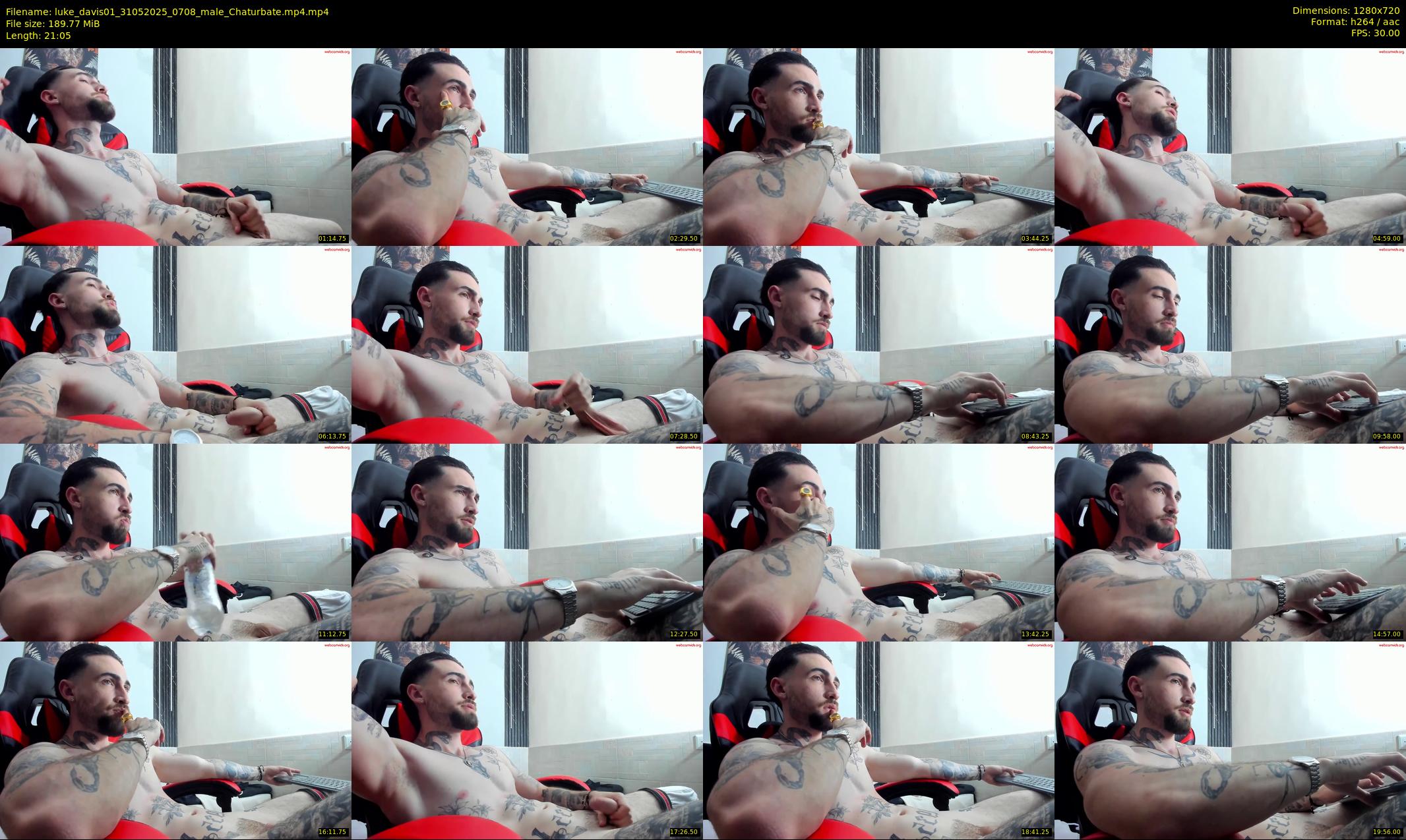 luke_davis01 — 22 minute Chaturbate male cam show recording, 720p, May 31, 2025