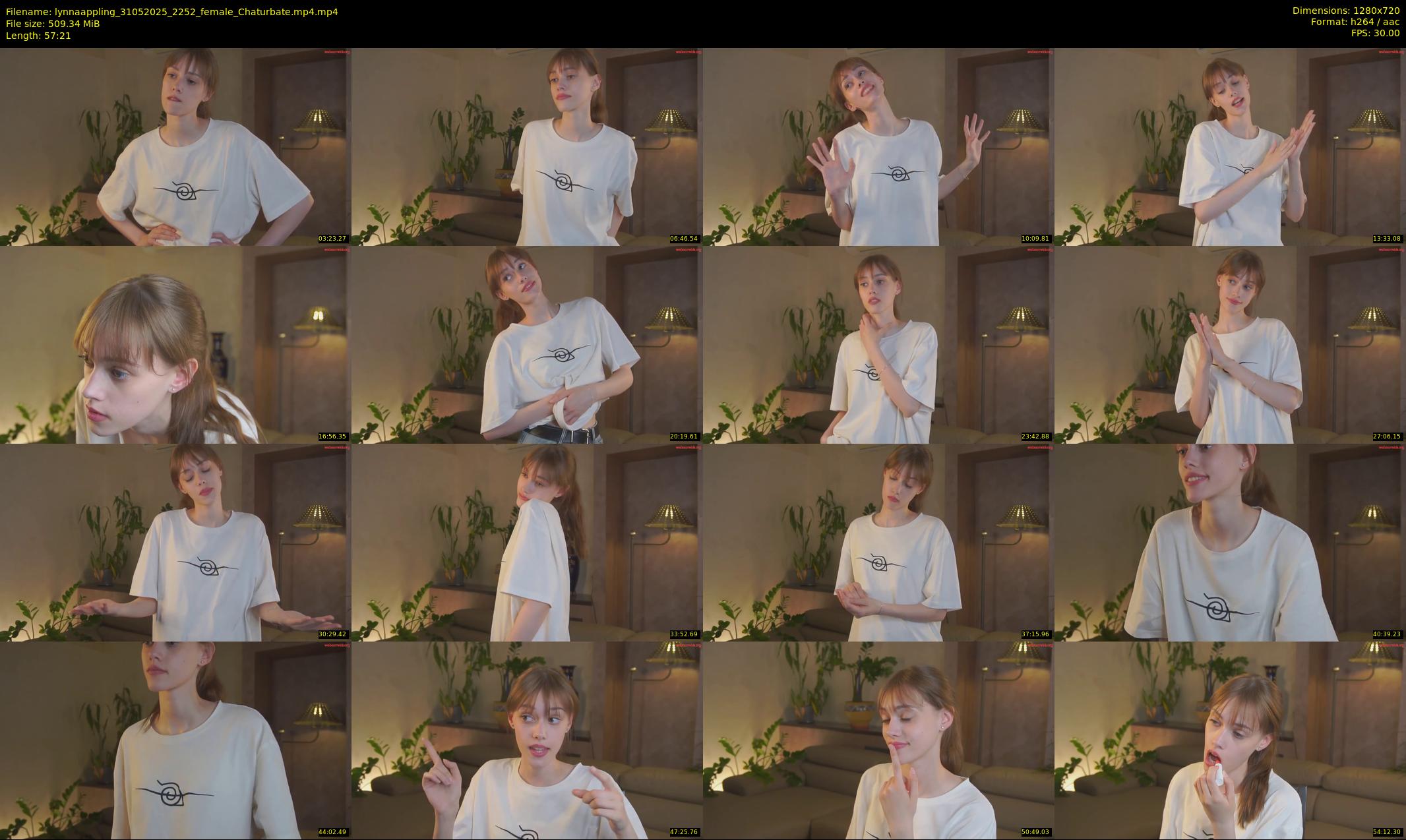 lynnaappling — 58 minute Chaturbate female cam show recording, 720p, May 31, 2025