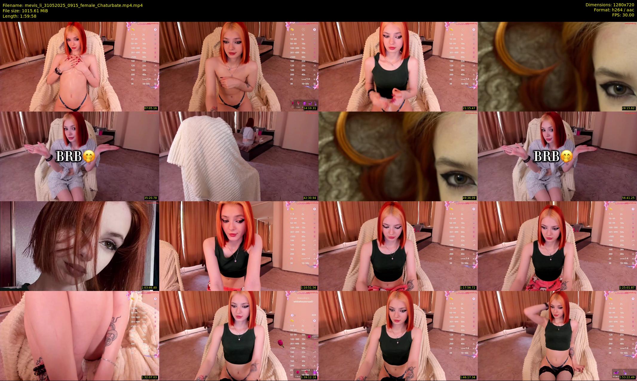 mevis_li — 120 minute Chaturbate female cam show recording, 720p, May 31, 2025